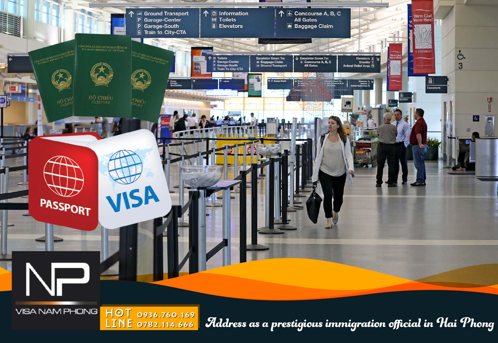 Address as a prestigious immigration official in Hai Phong