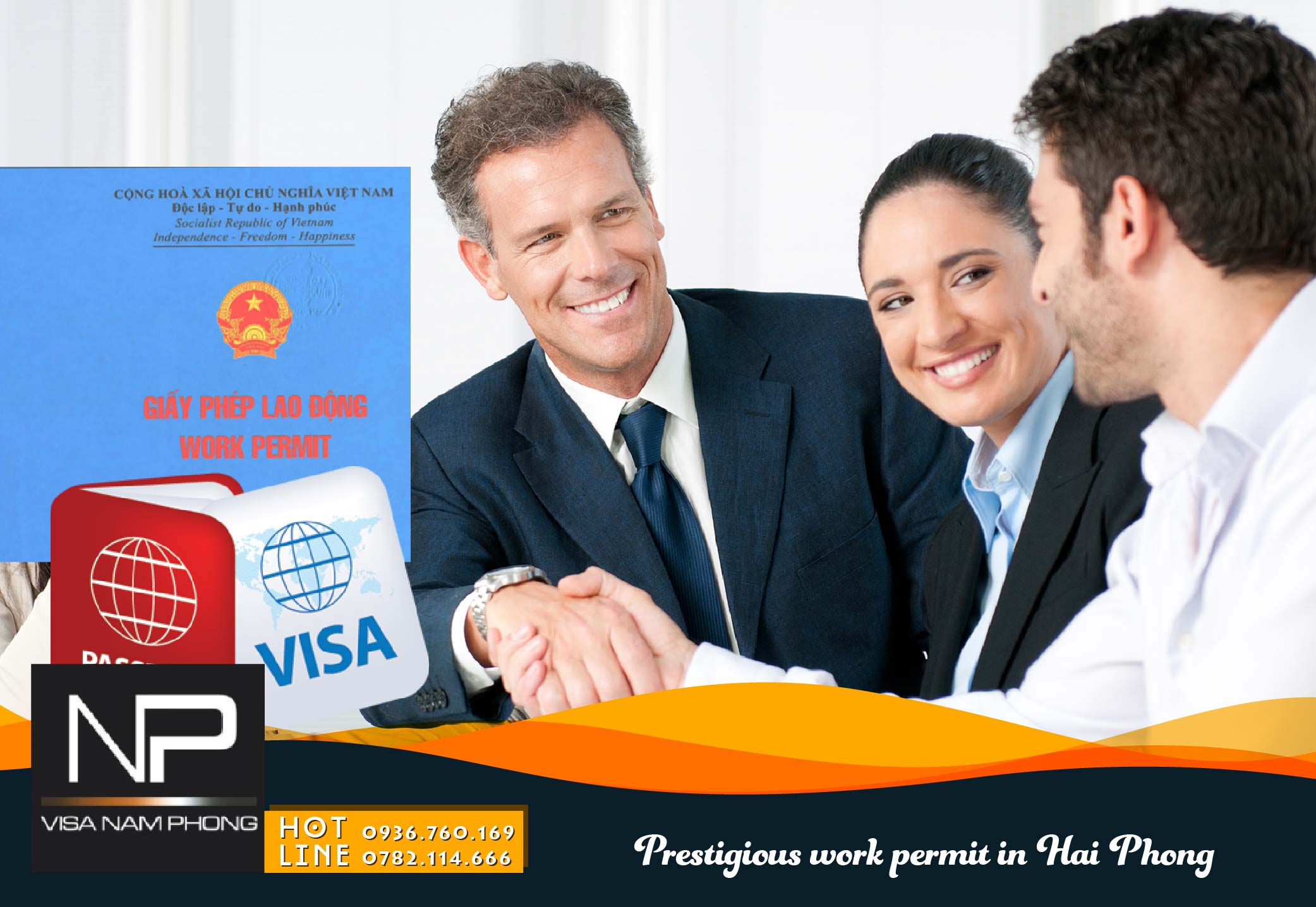 Prestigious work permit in Hai Phong