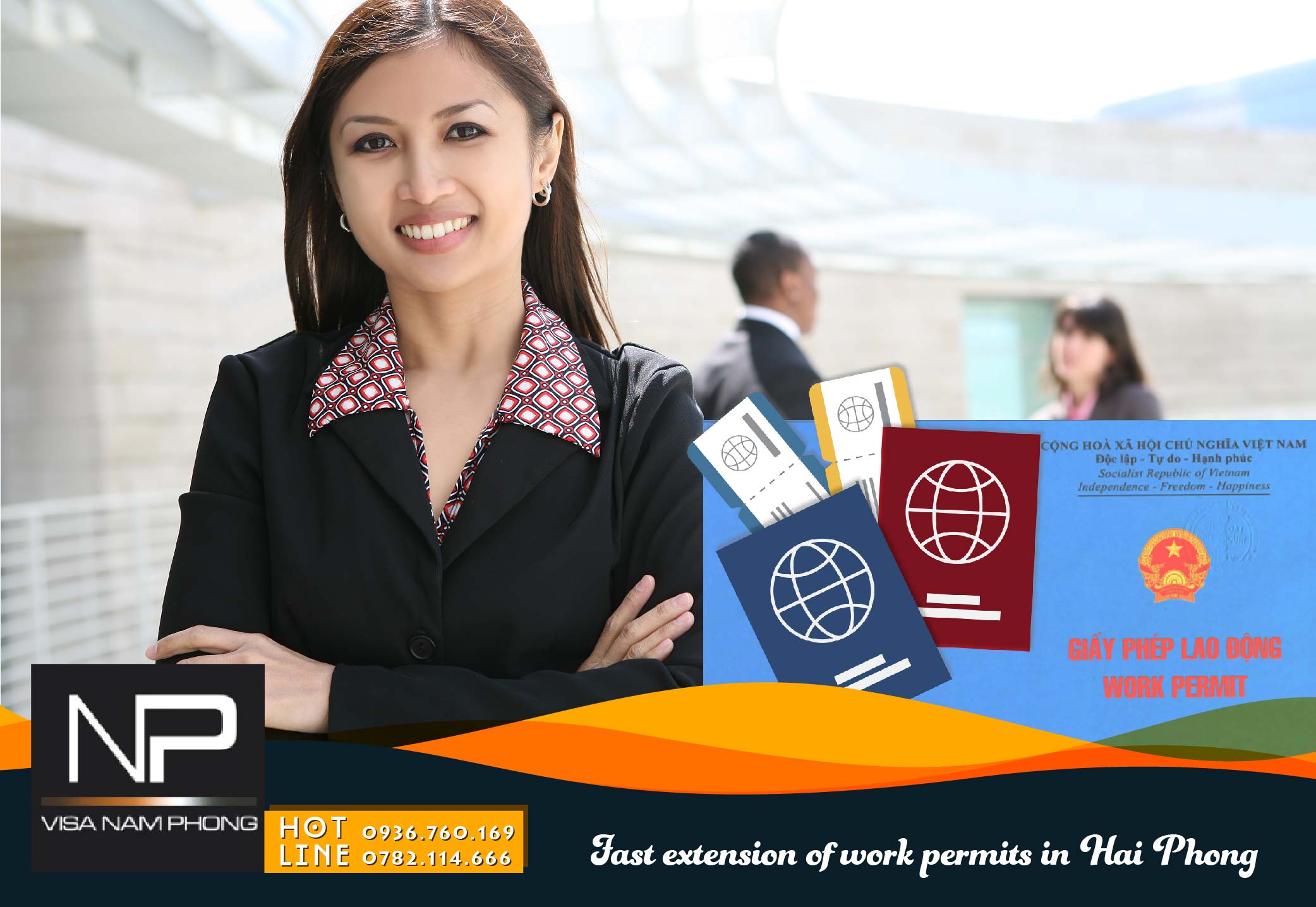 Fast extension of work permits in Hai Phong