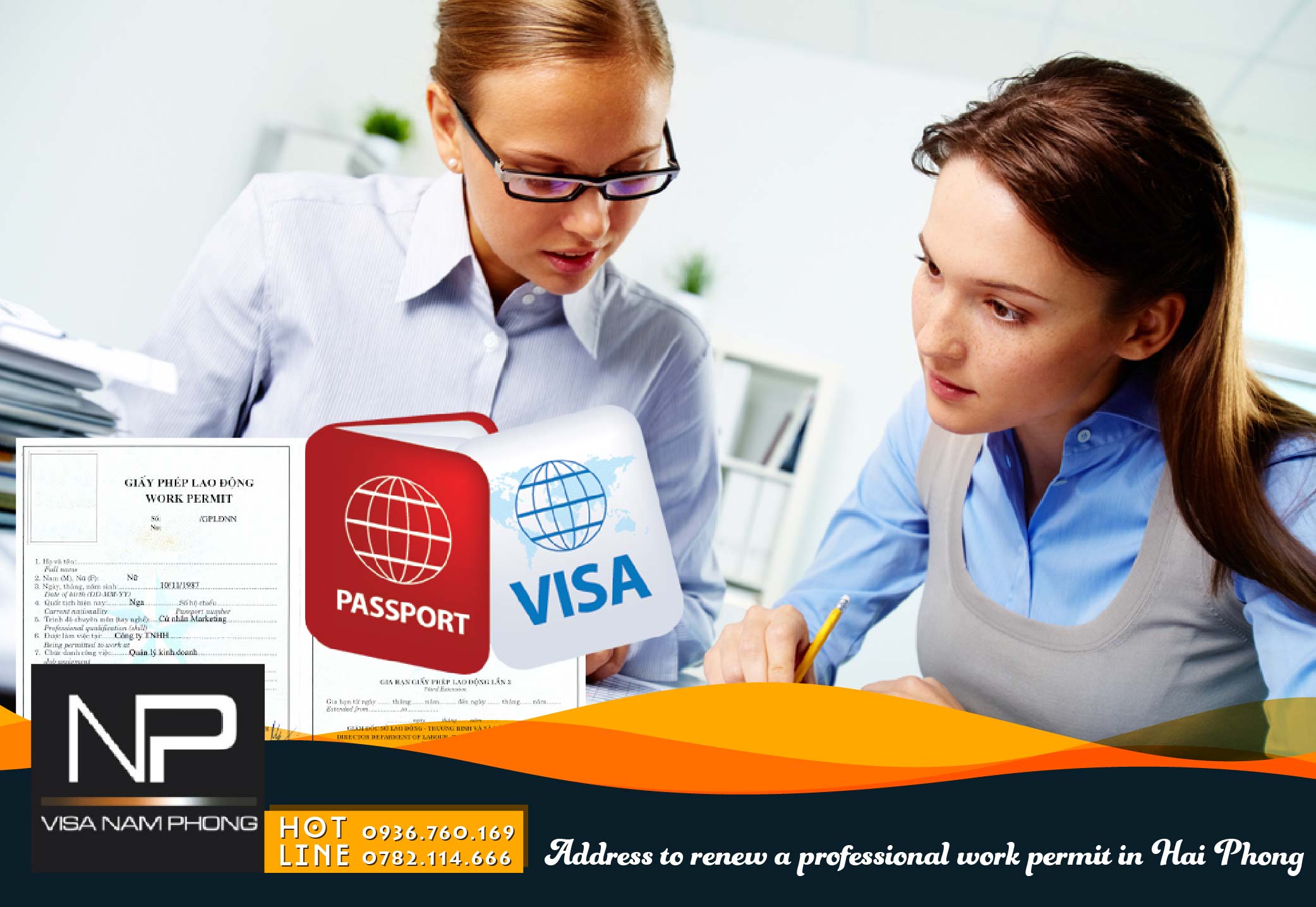 Address to renew a professional work permit in Hai Phong