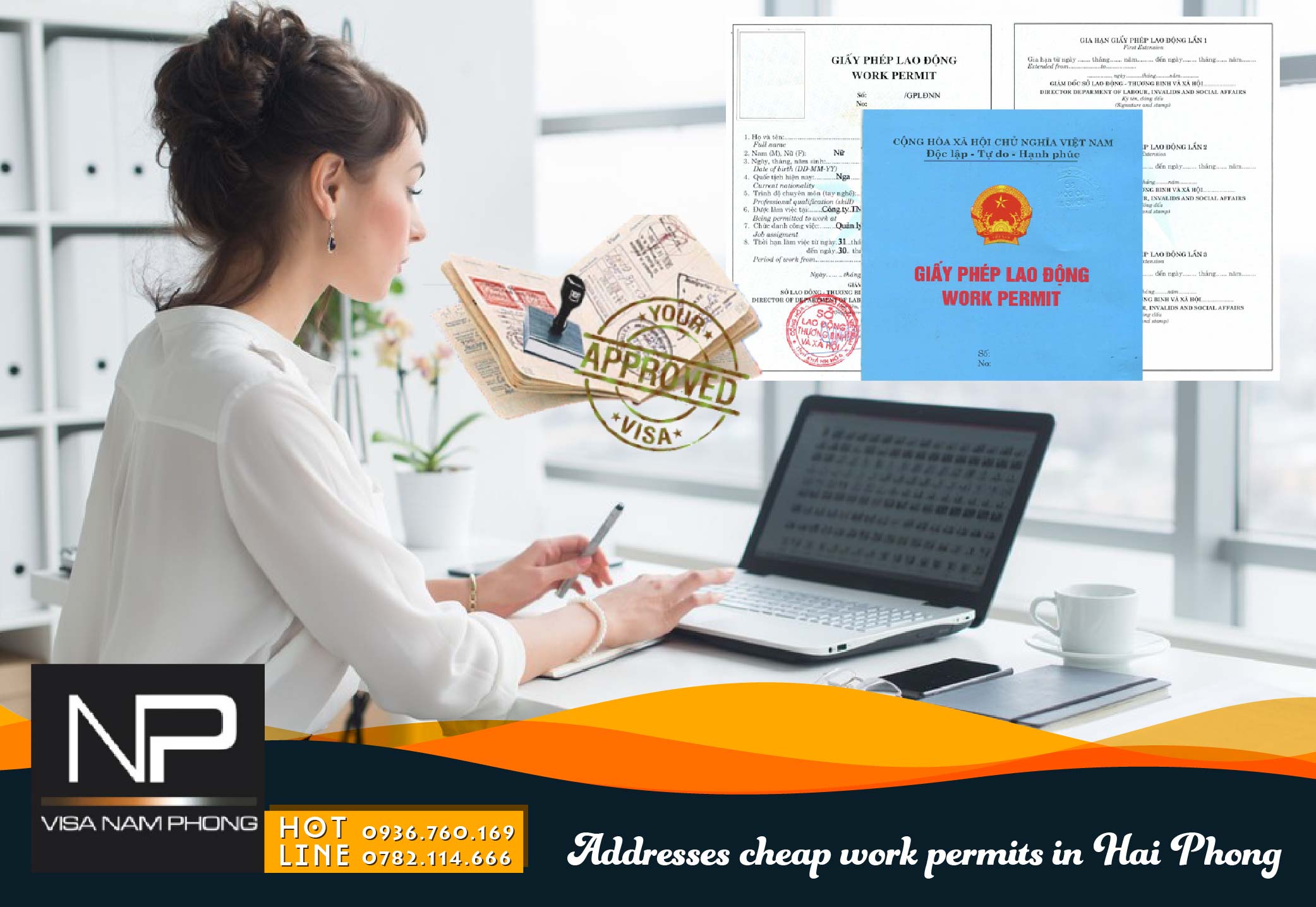 Addresses cheap work permits in Hai Phong
