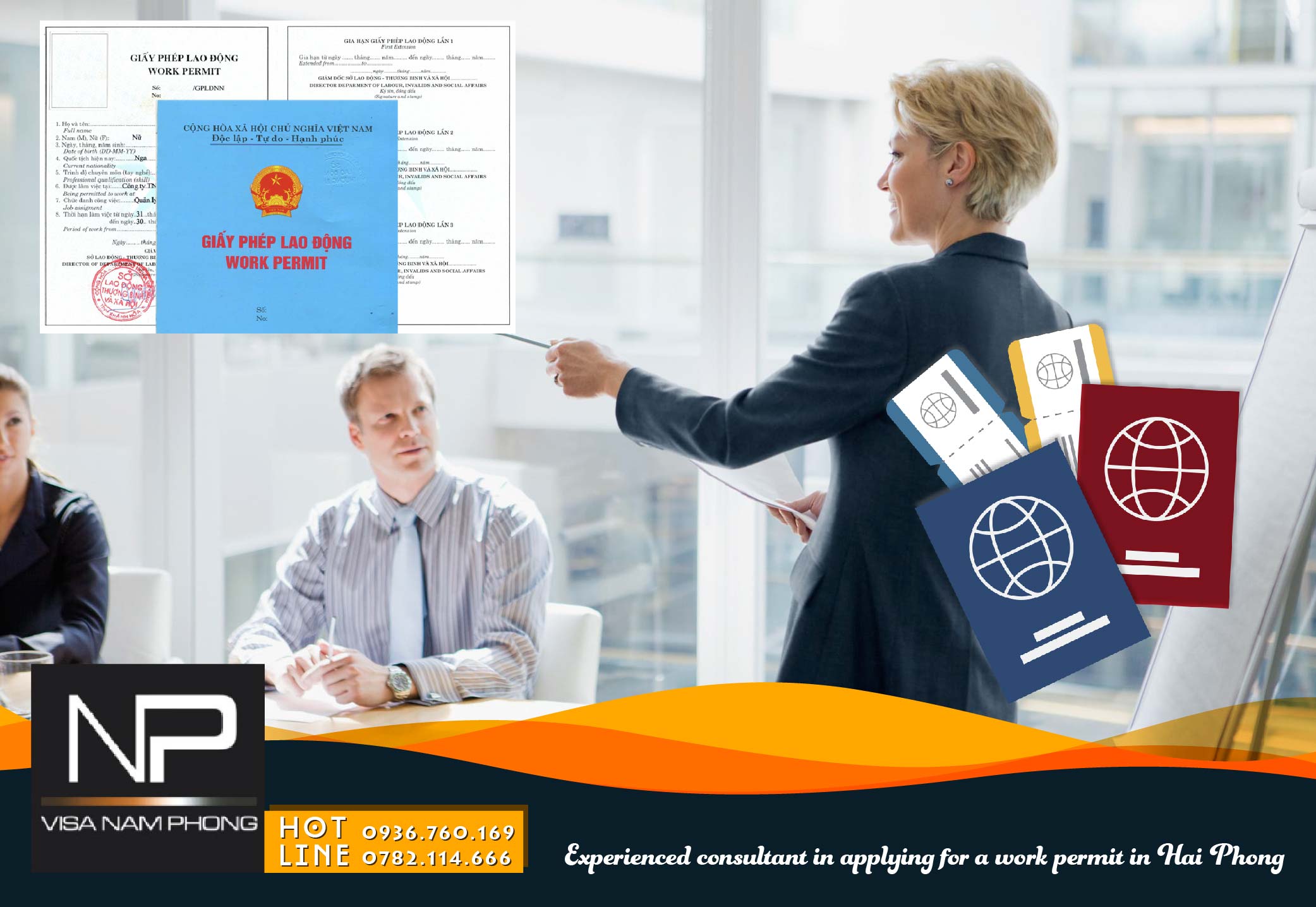 Experienced consultant in applying for a work permit in Hai Phong