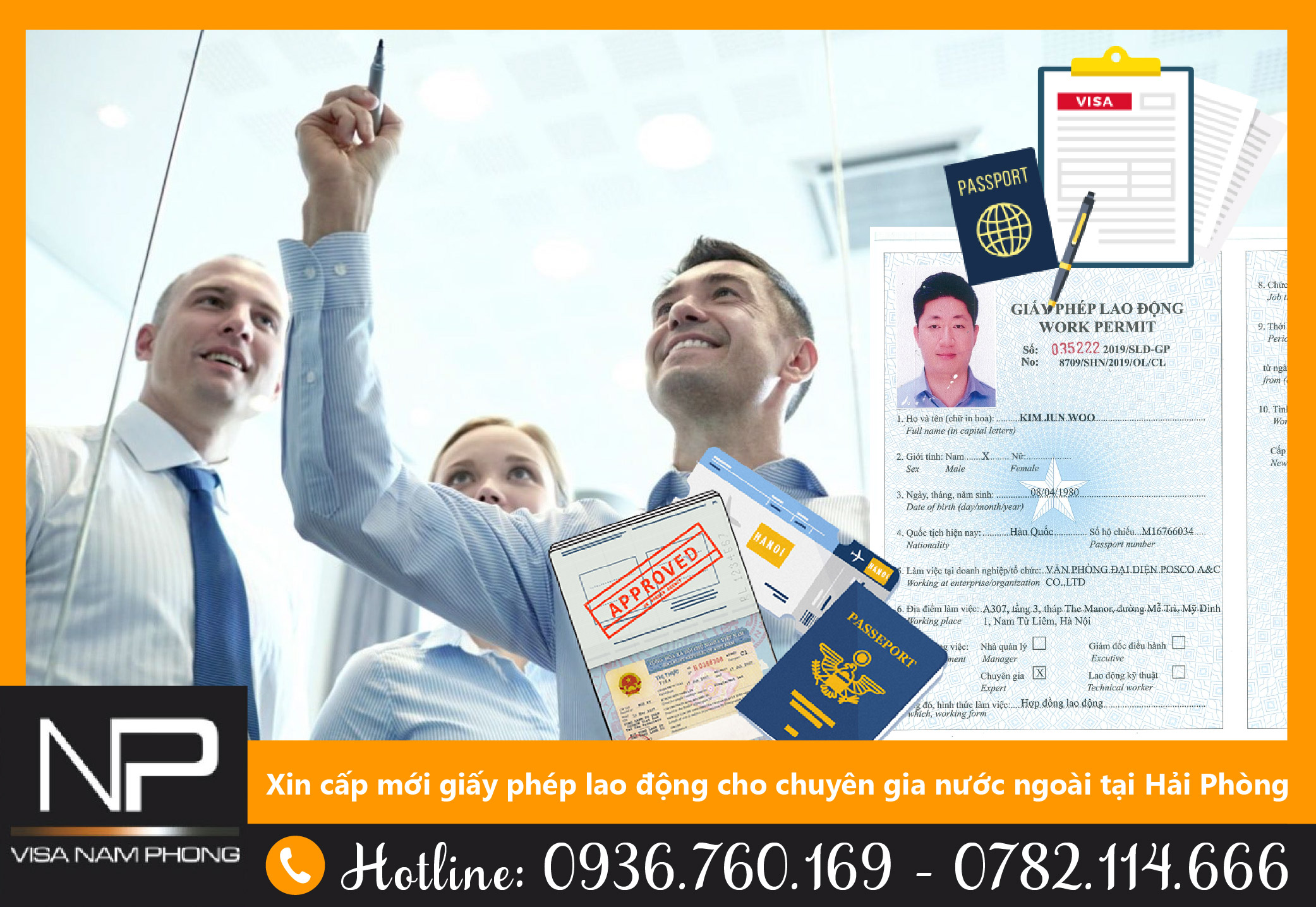 Cấp giấy phép lao động nhanh cho người nước ngoài tại Hải Phòng