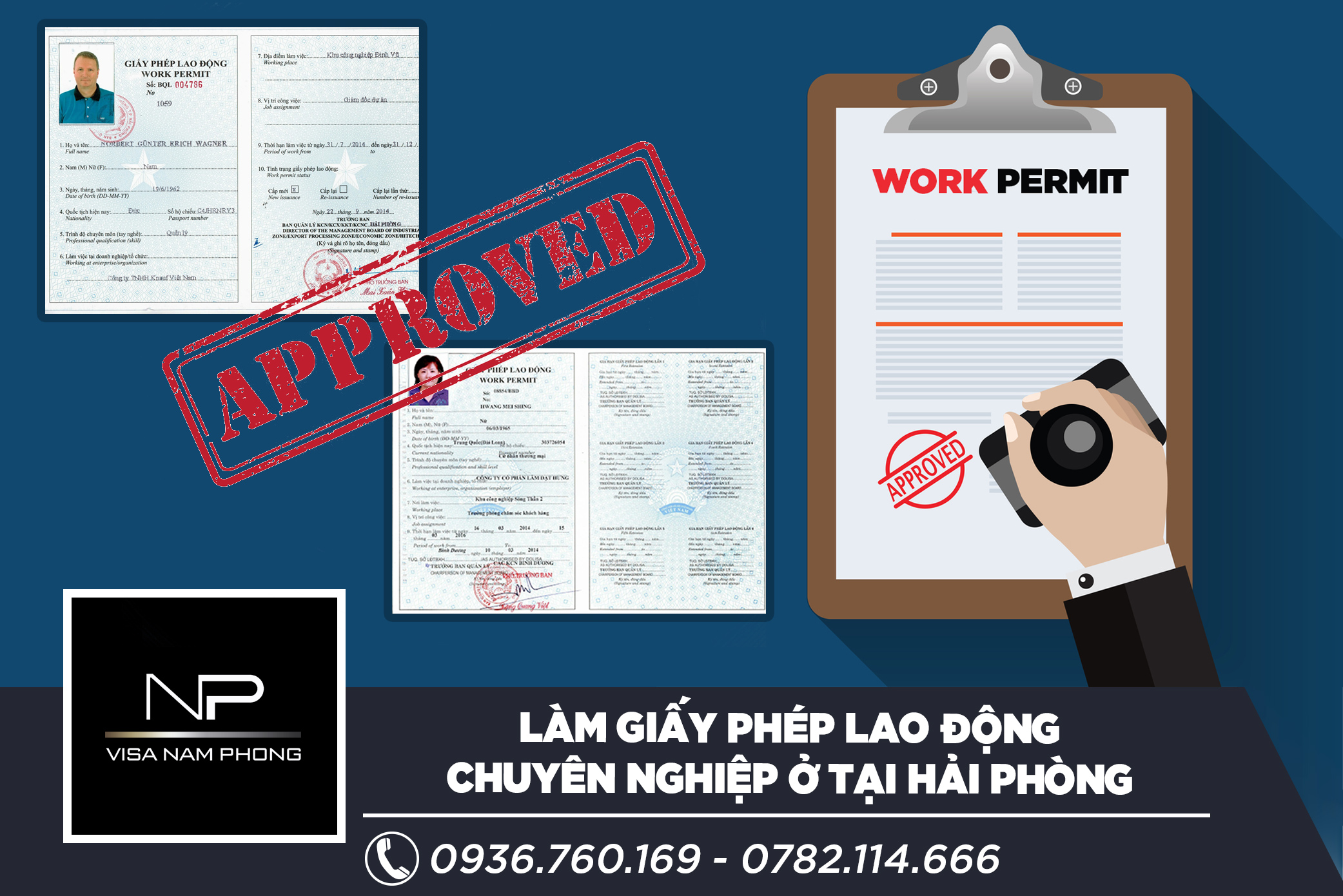 làm giấy phép lao động chuyên nghiệp ở tại hải phòng