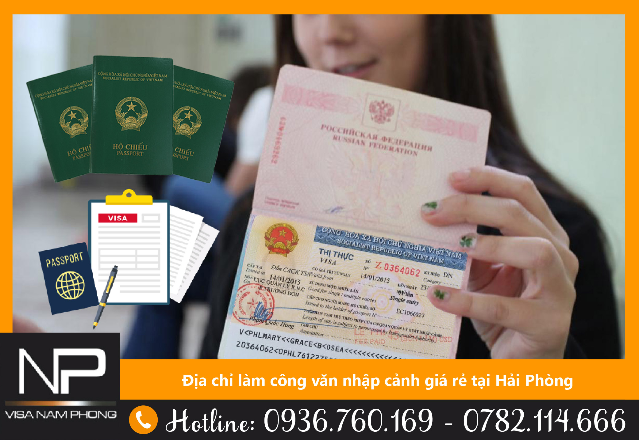 Địa chỉ làm công văn nhập cảnh giá rẻ tại Hải Phòng