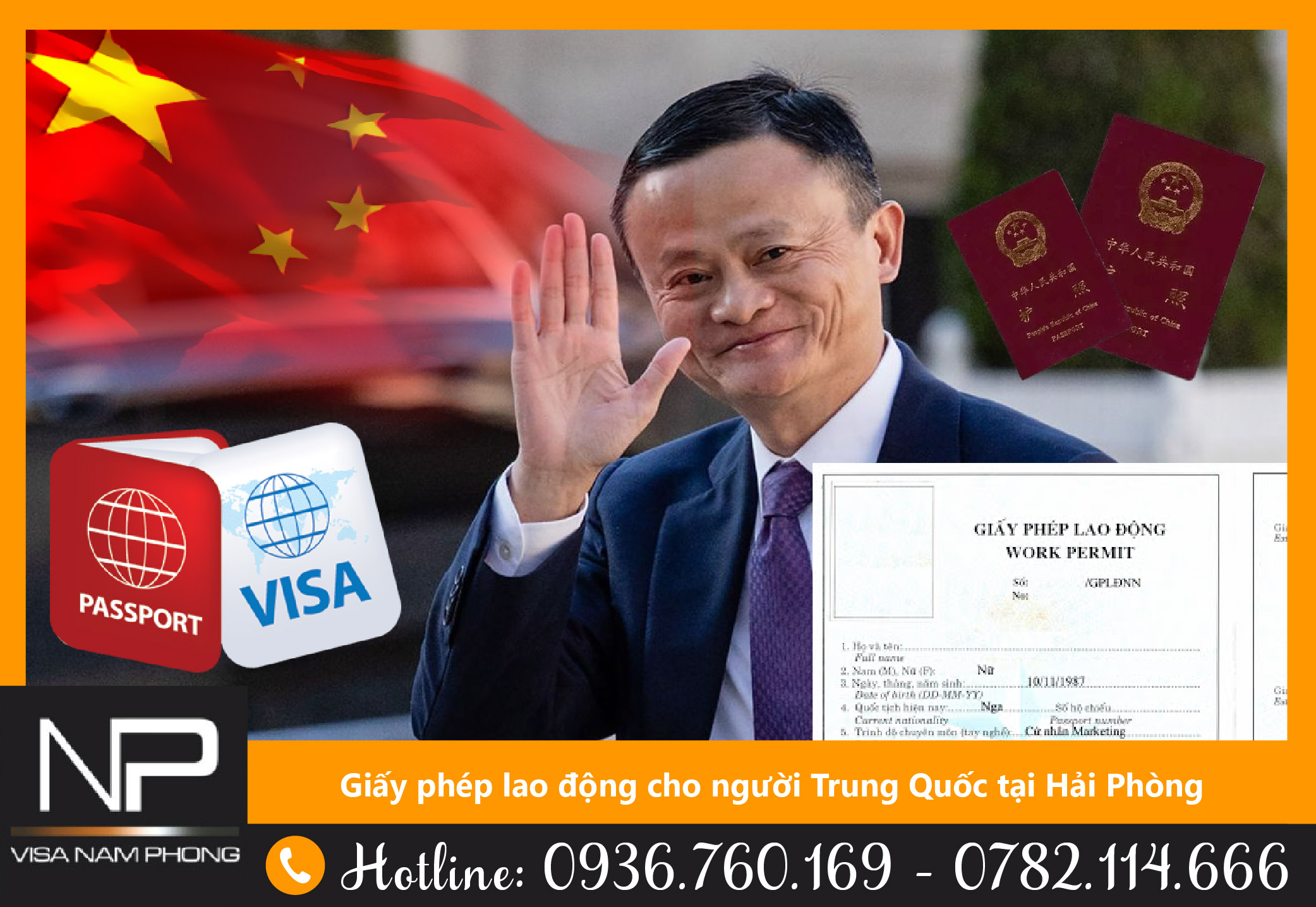 Giấy phép lao động cho người Trung Quốc tại Hải Phòng