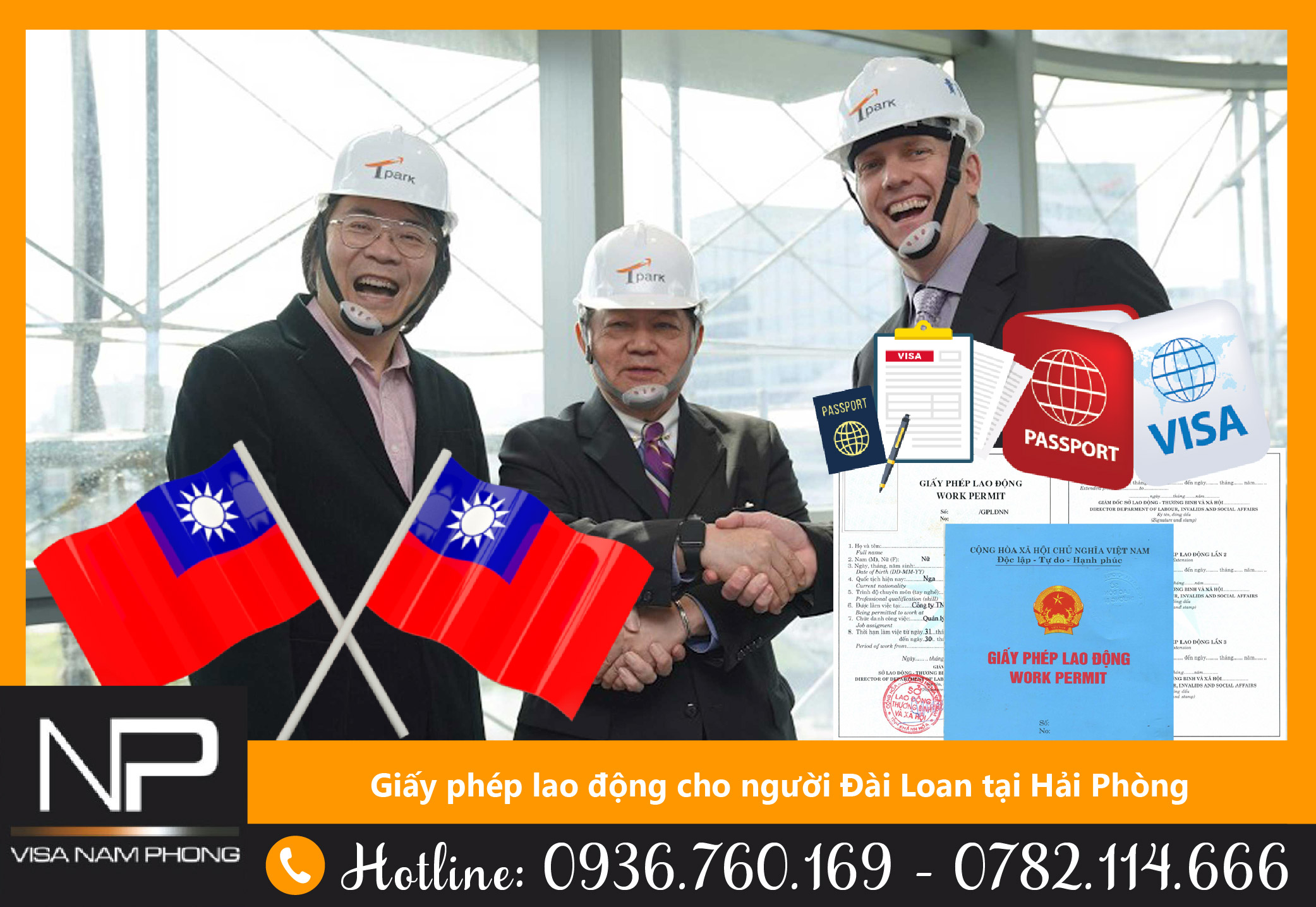 Giấy phép lao động cho người Đài loan tại Hải Phòng