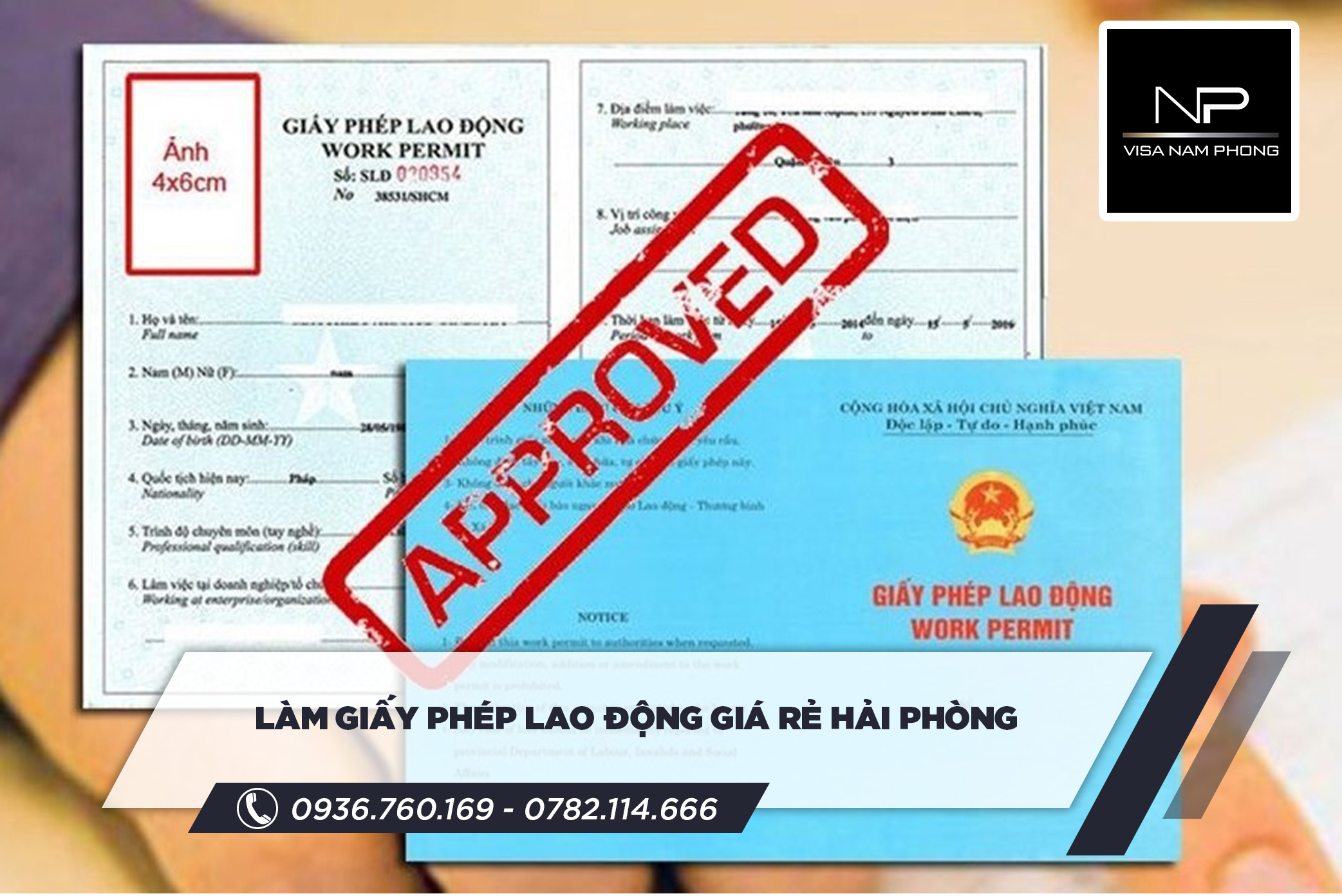 làm giấy phép lao động giá rẻ hải phòng