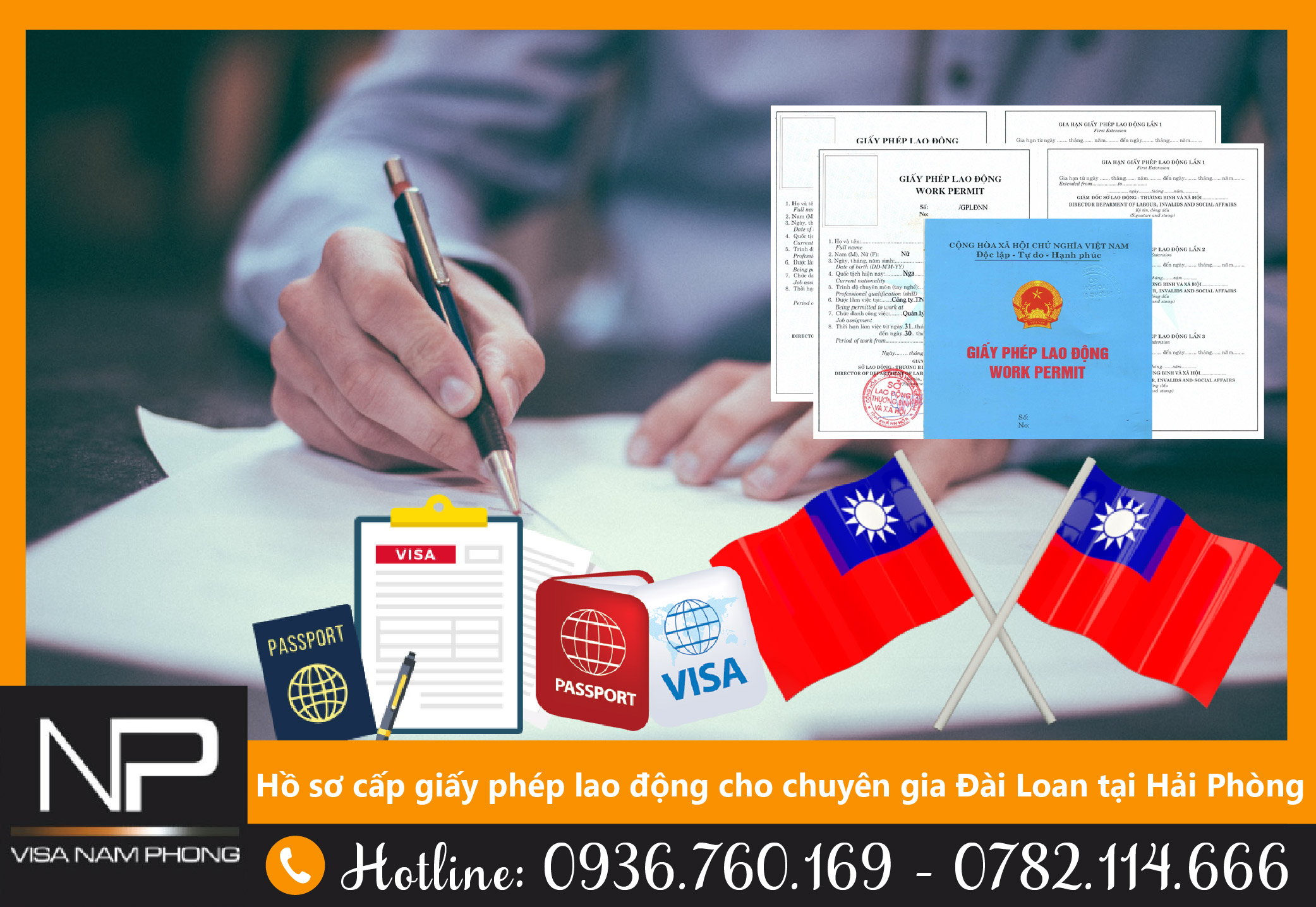 Hồ sơ cấp giấy phép lao động cho chuyên gia Đài Loan tại Hải Phòng