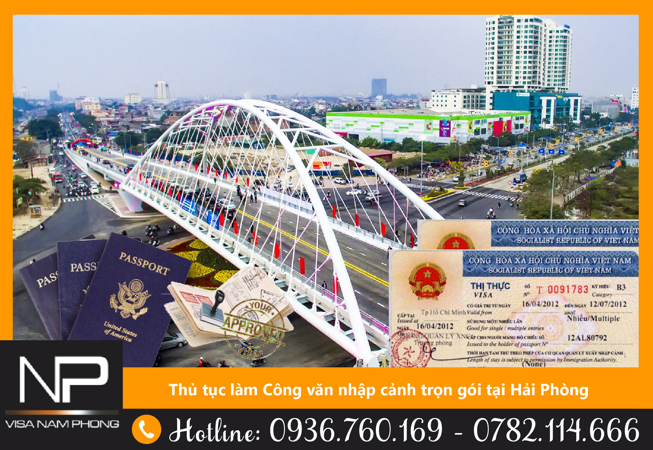 Thủ tục làm Công văn nhập cảnh trọn gói tại Hải Phòng 