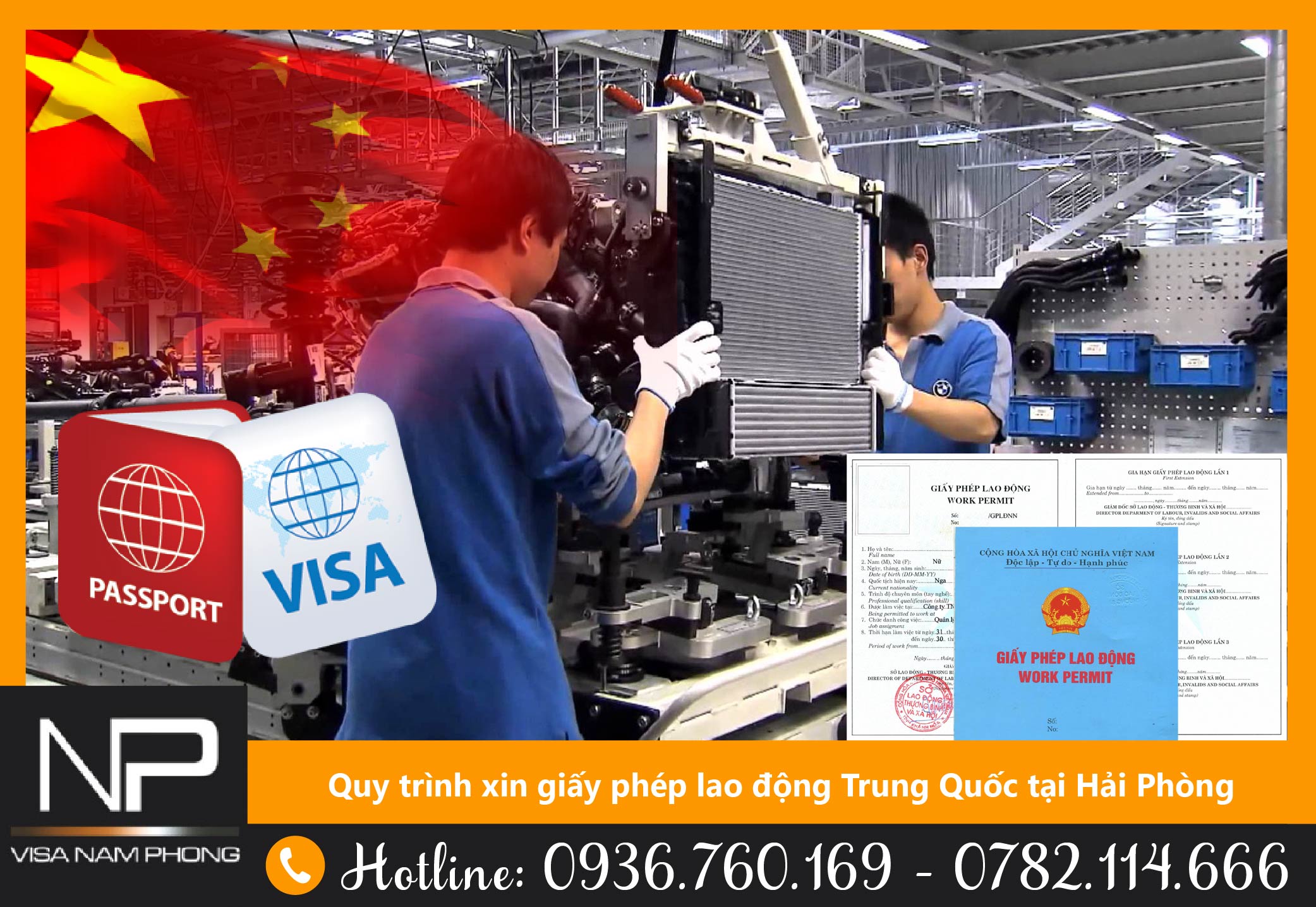 Quy trình xin giấy phép lao động Trung Quốc tại Hải Phòng