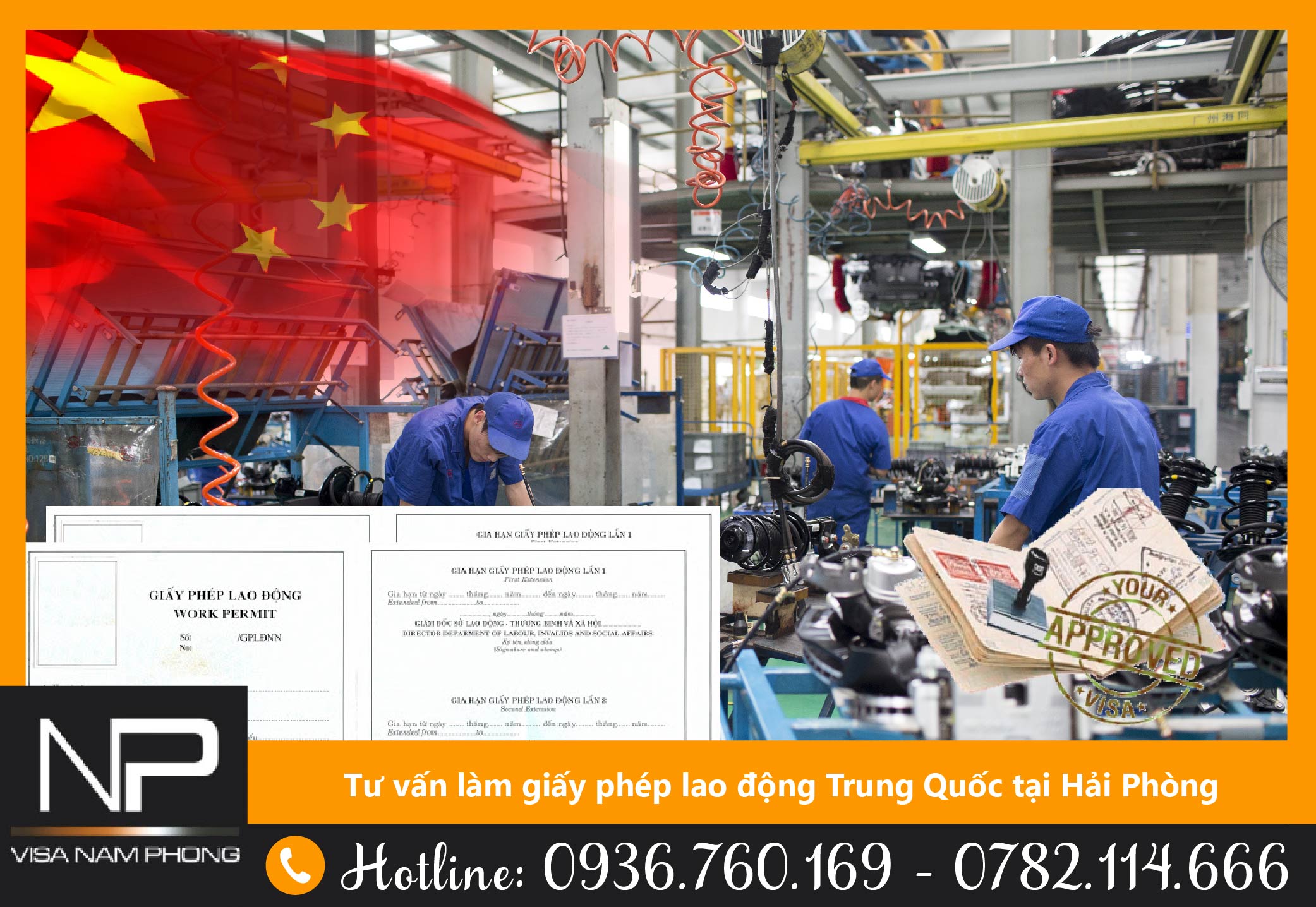 Tư vấn làm giấy phép lao động Trung Quốc tại Hải Phòng