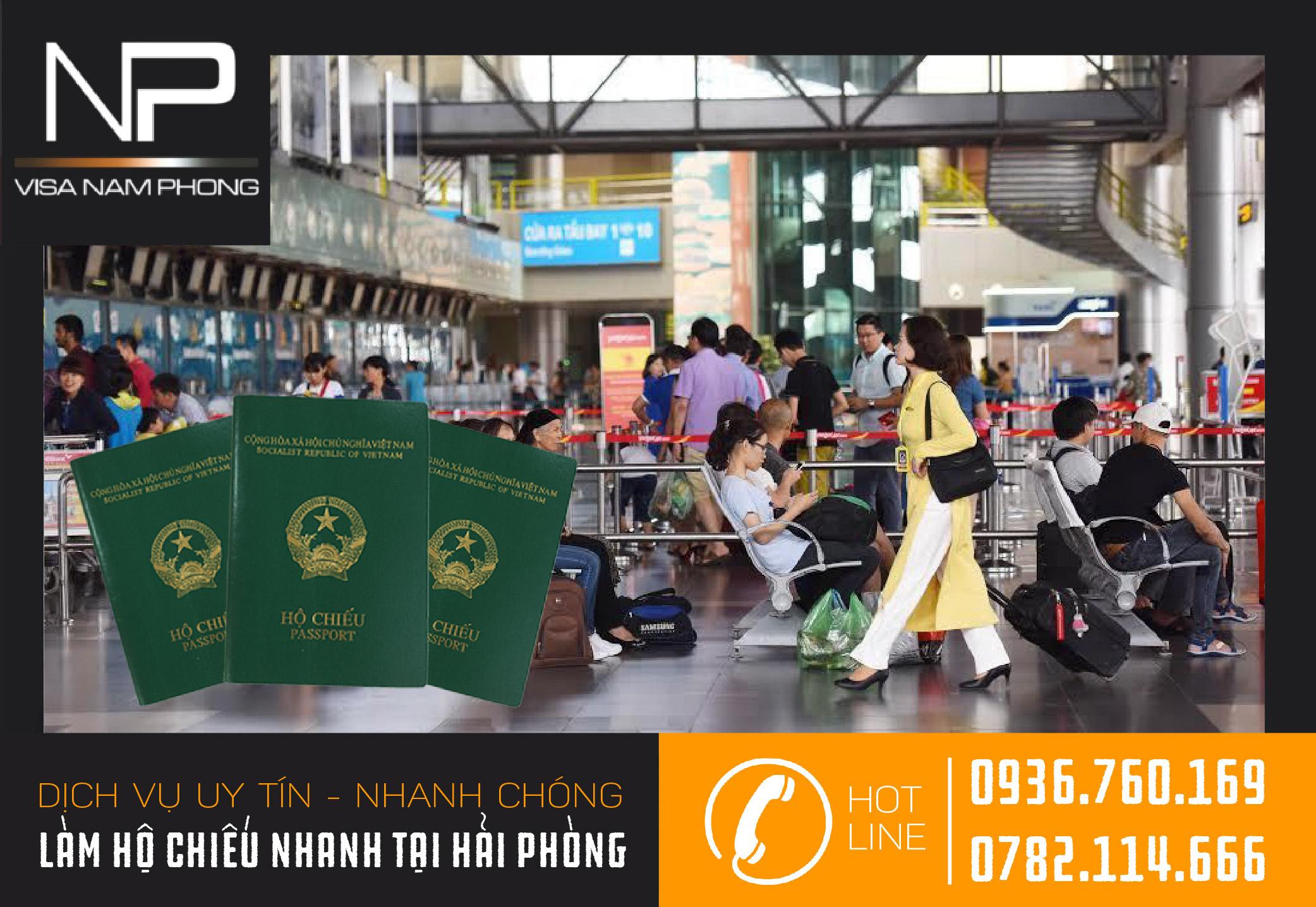Làm hộ chiếu nhanh tại Hải Phòng