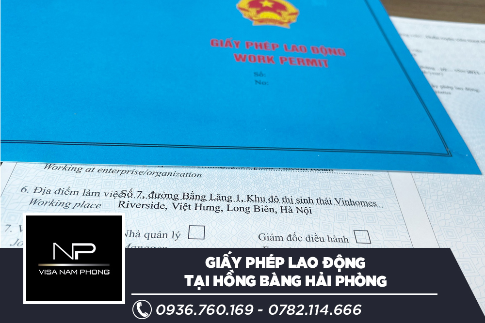 Giấy phép lao động tại Hồng Bàng Hải phòng