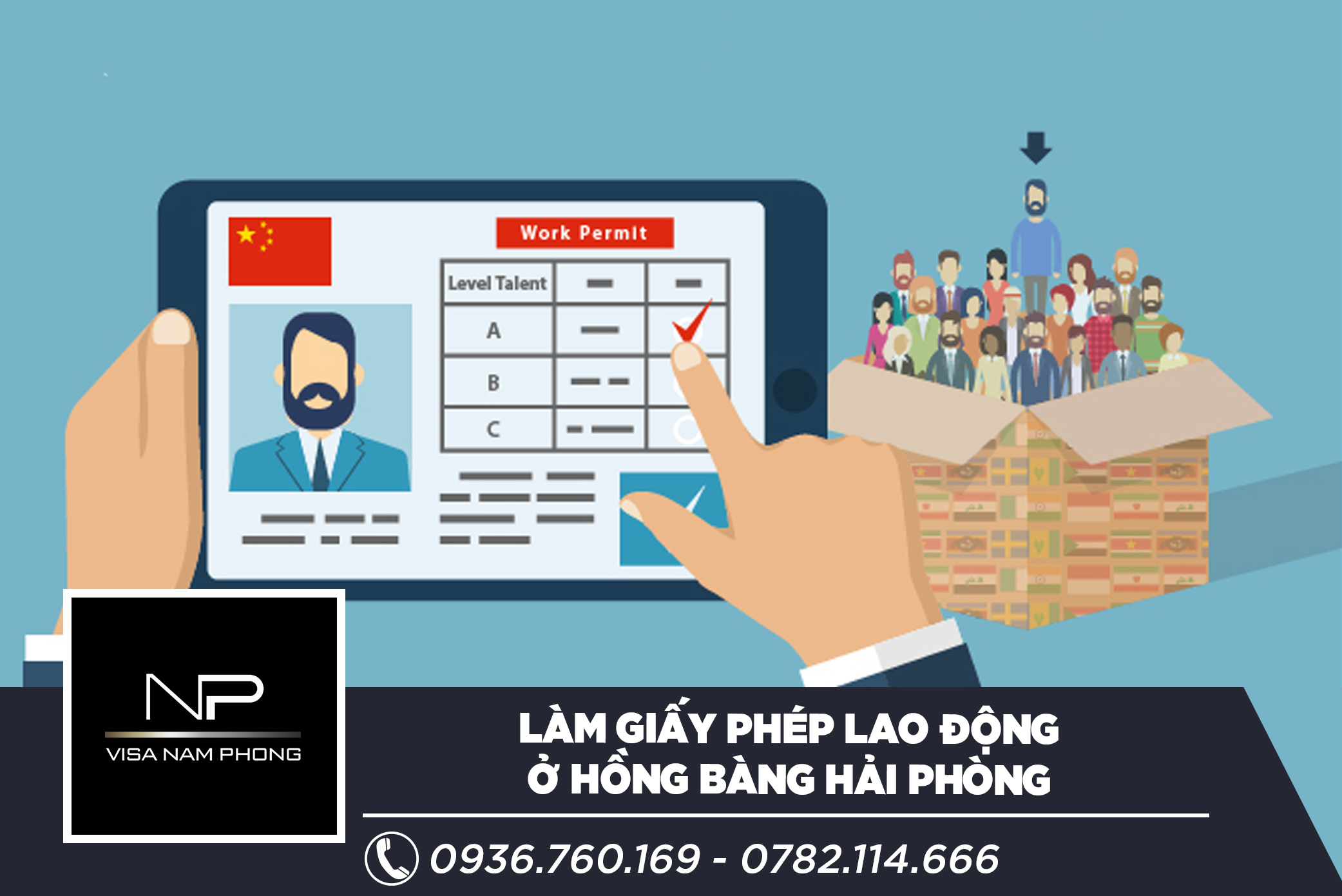 Làm giấy phép lao động ở Hồng Bàng Hải phòng