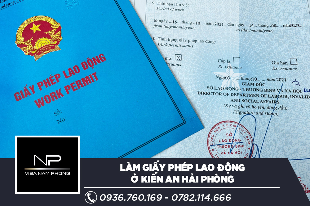 Làm giấy phép lao động ở Kiến An Hải phòng