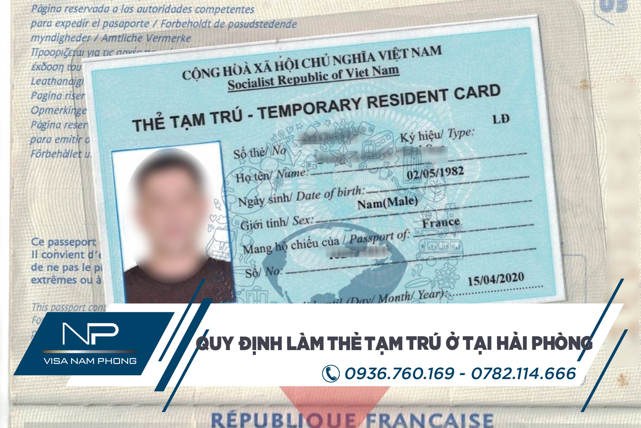 Quy định làm Thẻ tạm trú ở tại Hải Phòng