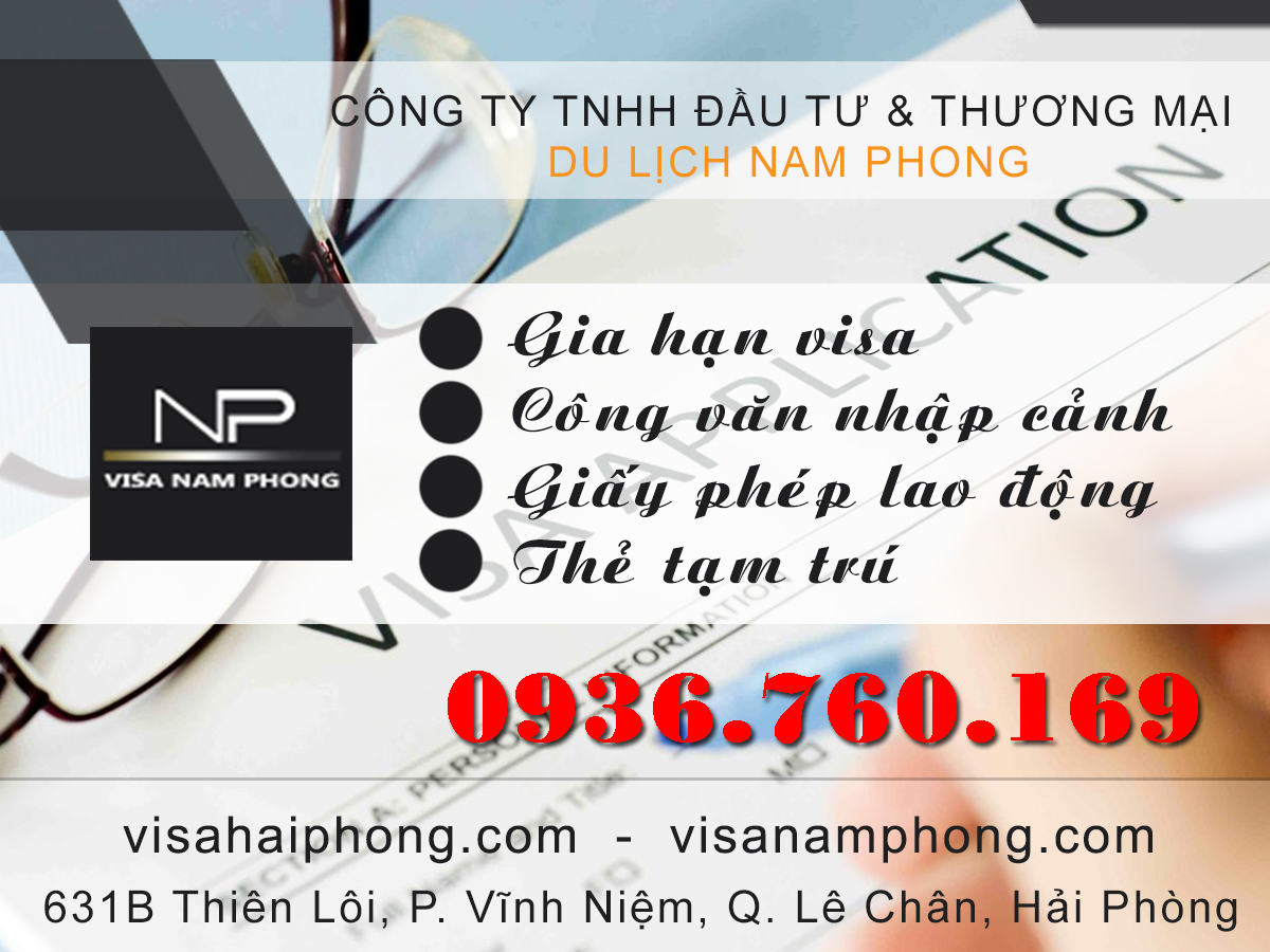 Thủ tục gia hạn visa du lịch tại Hải Phòng những điều cần biết