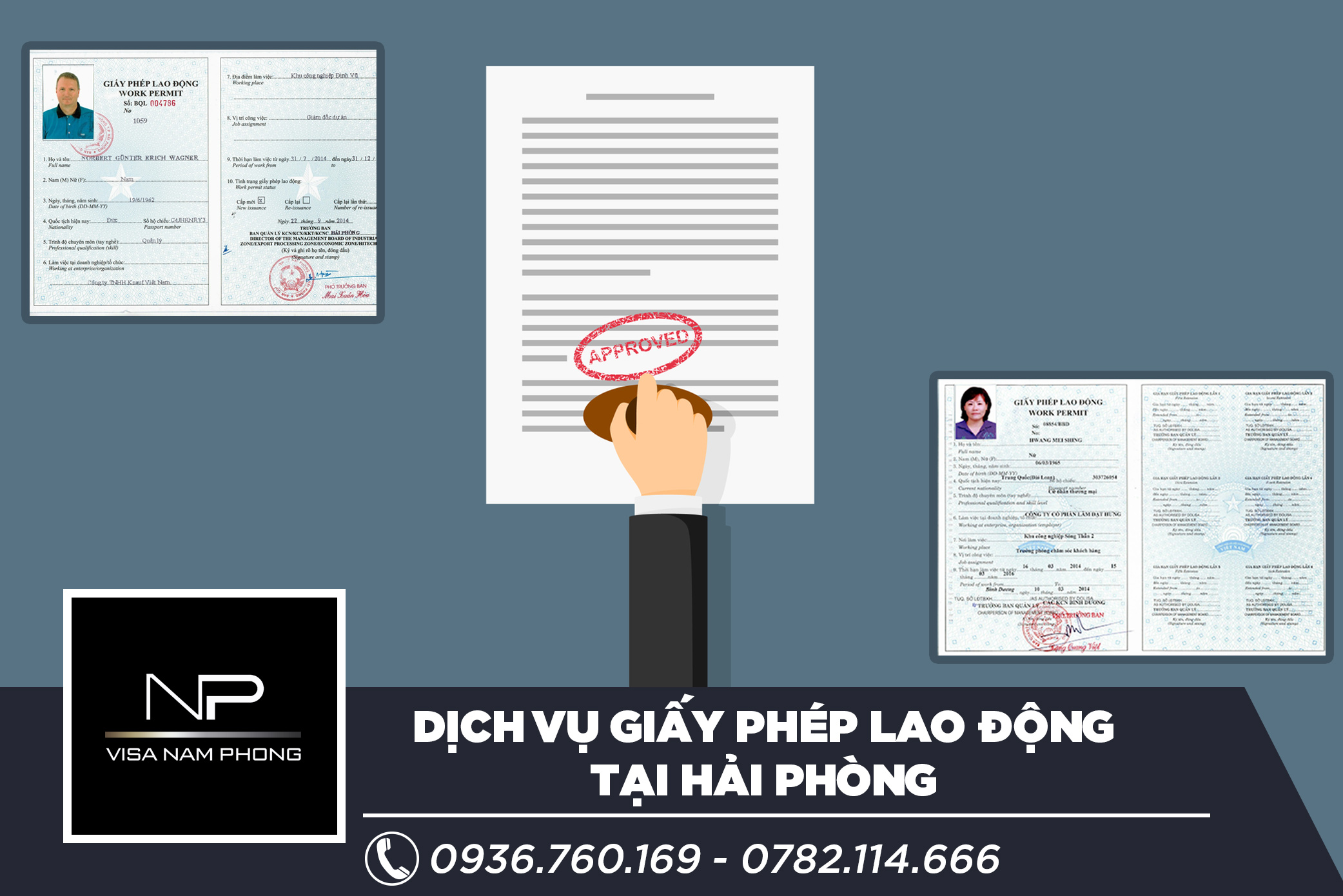 Dịch vụ giấy phép lao động tại Hải Phòng