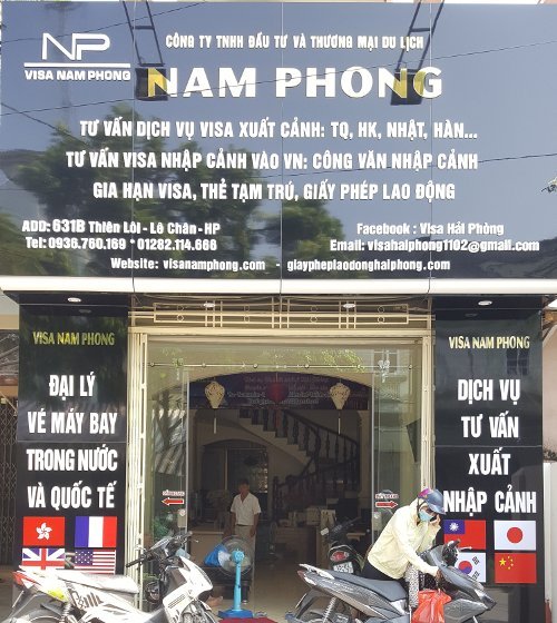 dia chi lam visa tai hai phong