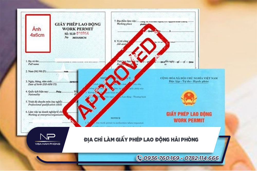 Địa chỉ làm giấy phép lao động Hải Phòng