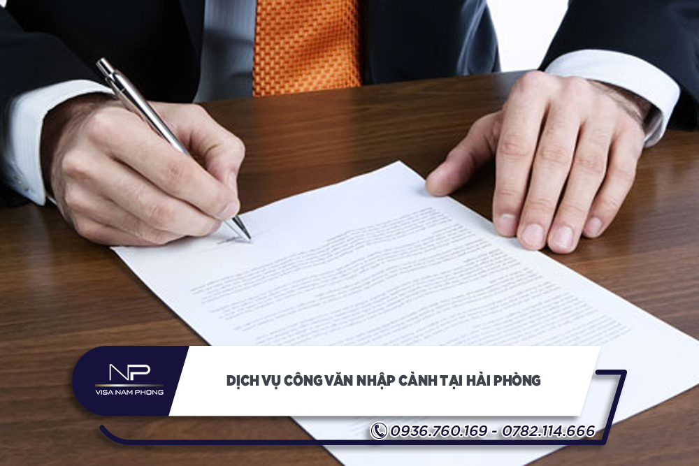 Dịch vụ công văn nhập cảnh tại Hải Phòng