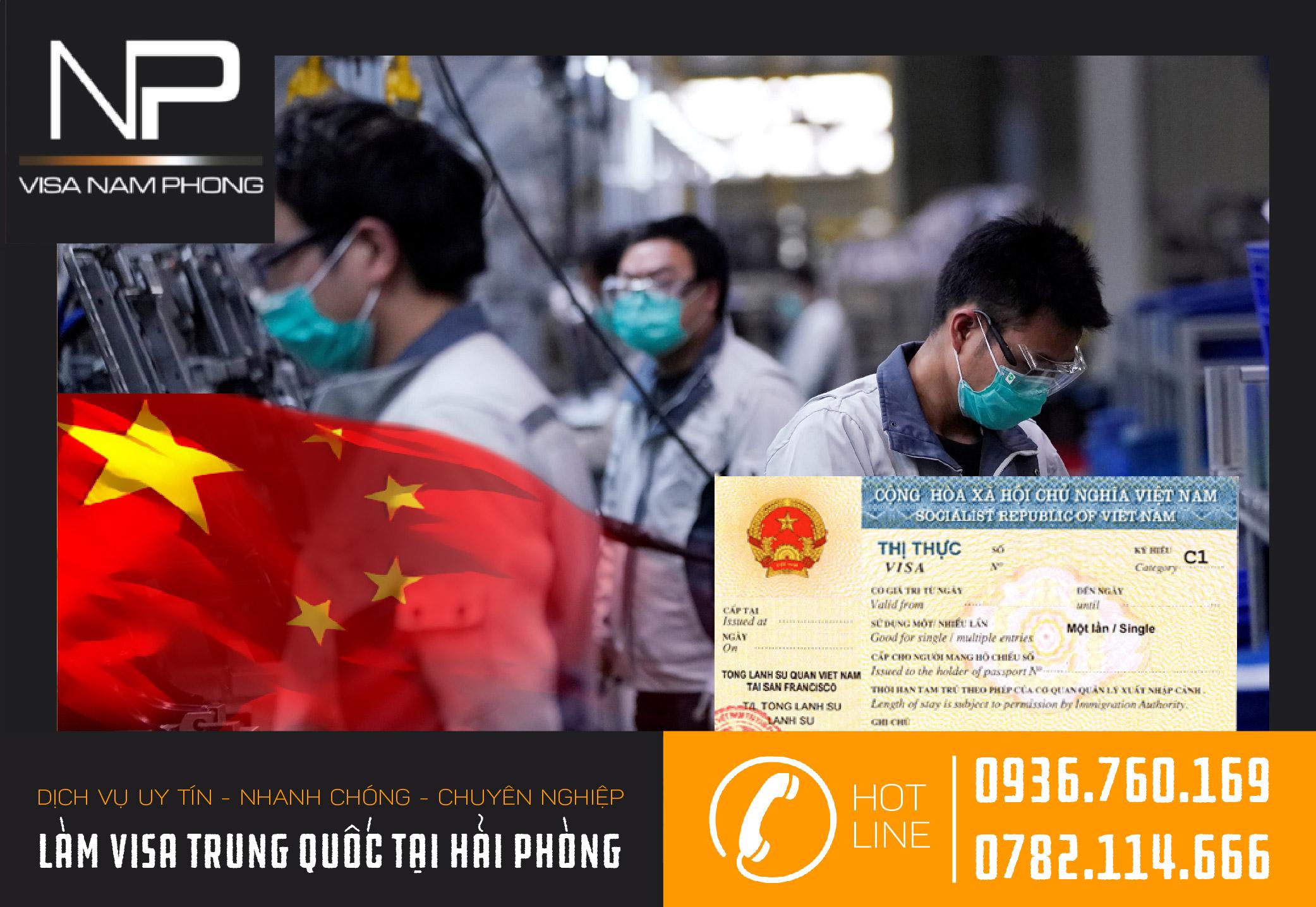 Làm visa Trung Quốc tại Hải Phòng