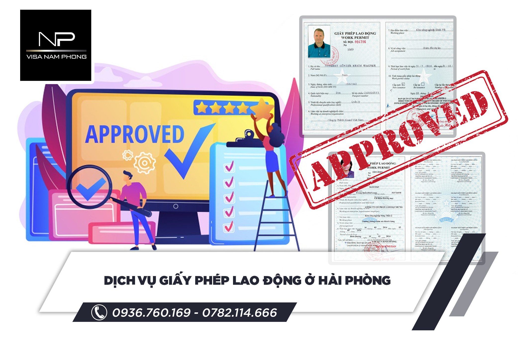 dịch vụ giấy phép lao động ở hải phòng