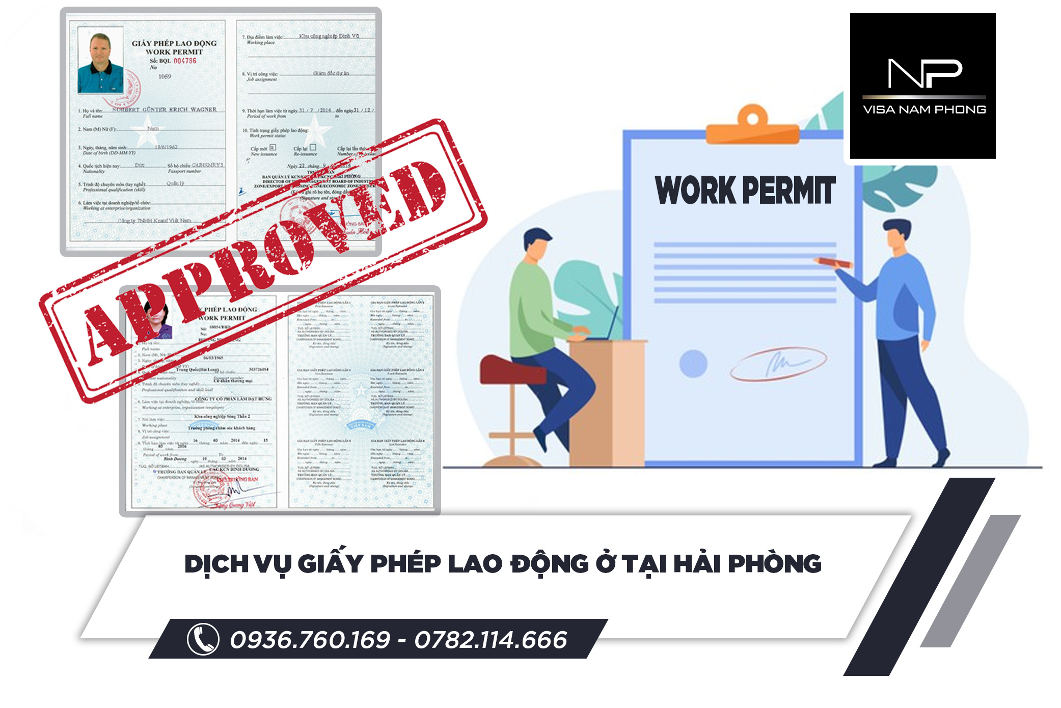 dịch vụ giấy phép lao động ở tại hải phòng