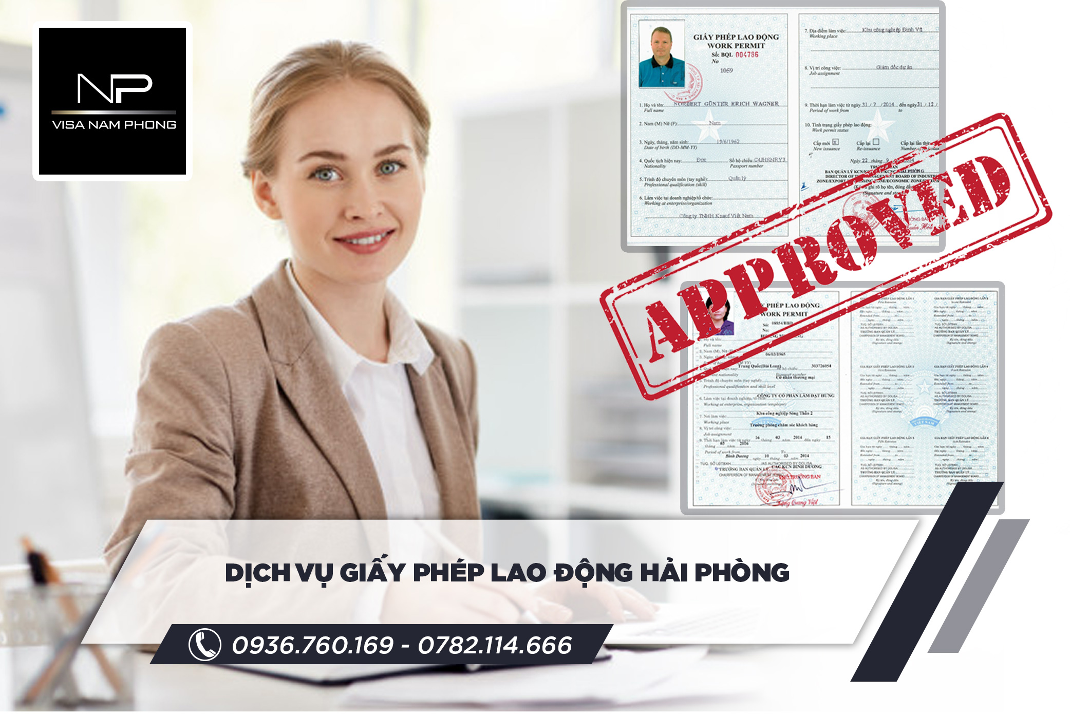 dịch vụ giấy phép lao động hải phòng