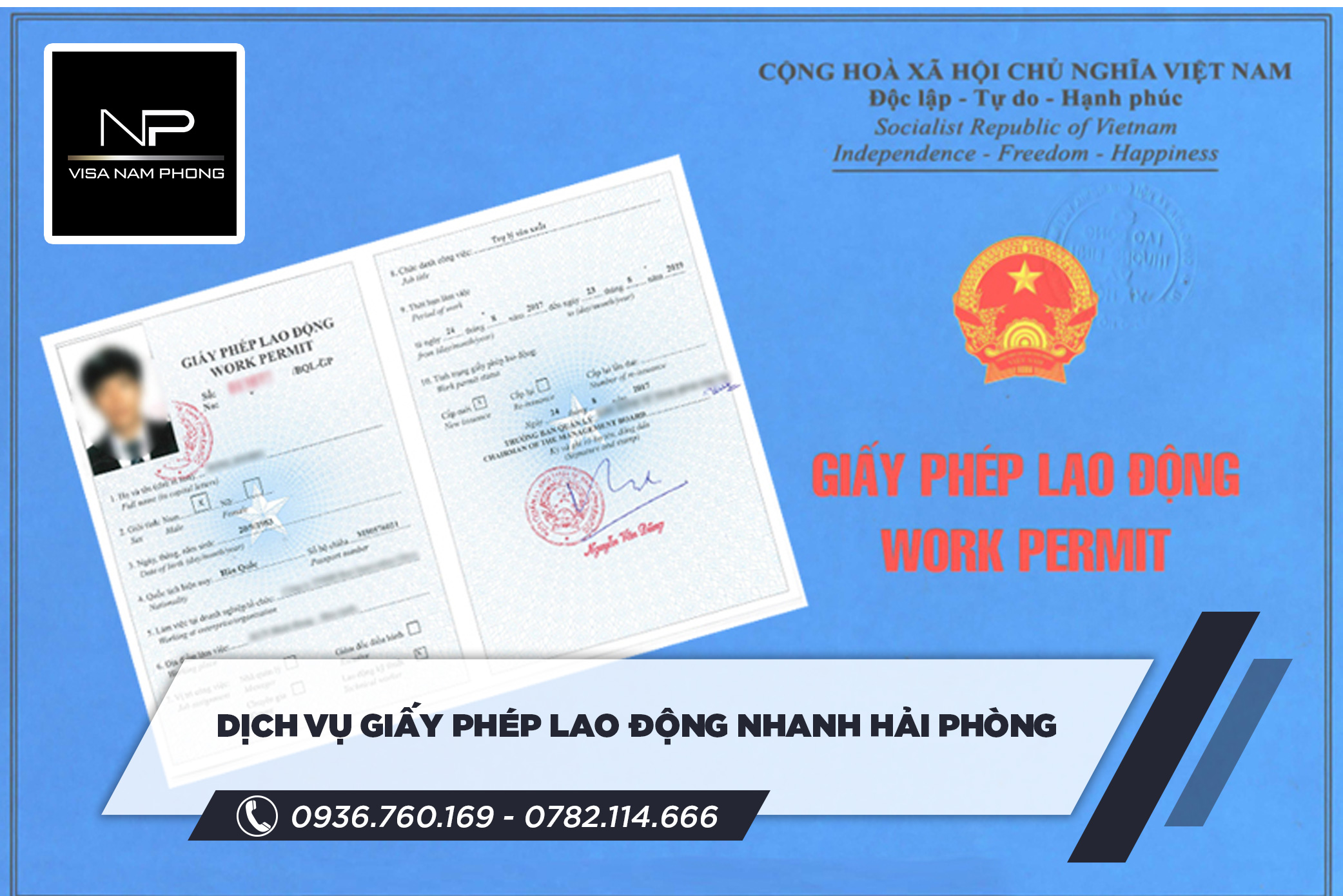 dịch vụ giấy phép lao động nhanh hải phòng