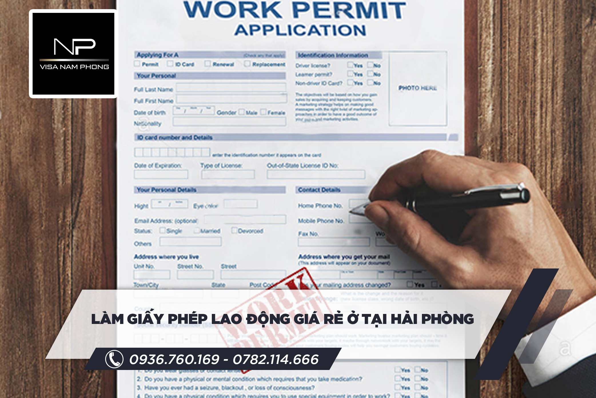 làm giấy phép lao động giá rẻ ở tại hải phòng
