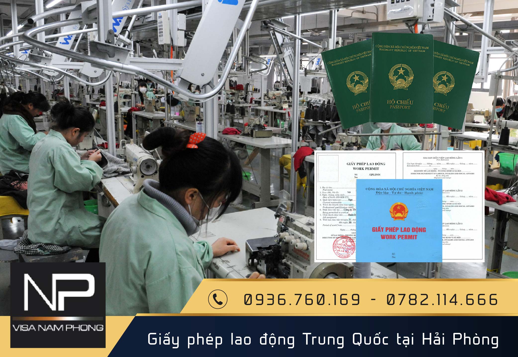 Giấy phép lao động Trung Quốc tại Hải Phòng
