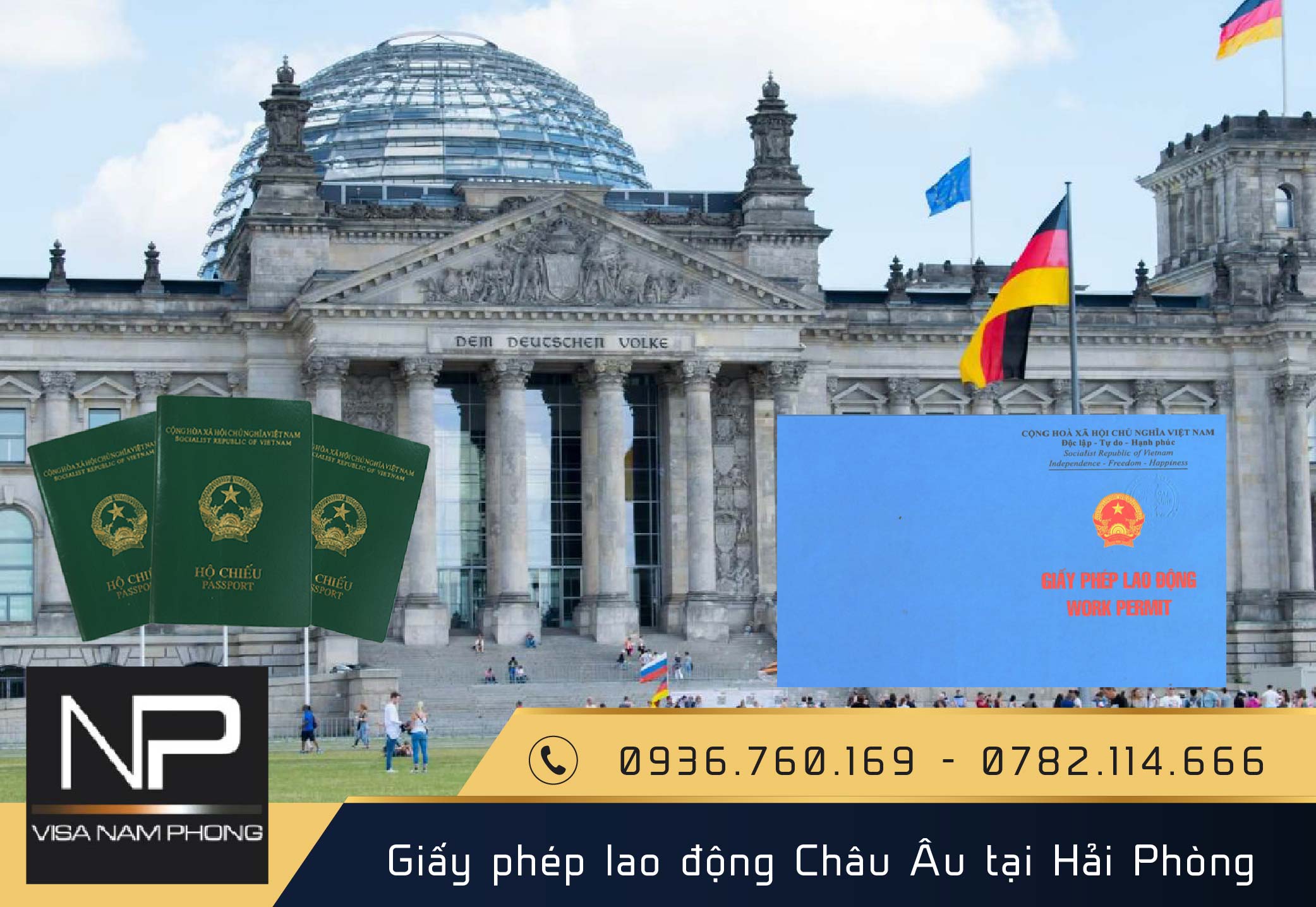 Giấy phép lao động Châu Âu tại Hải Phòng