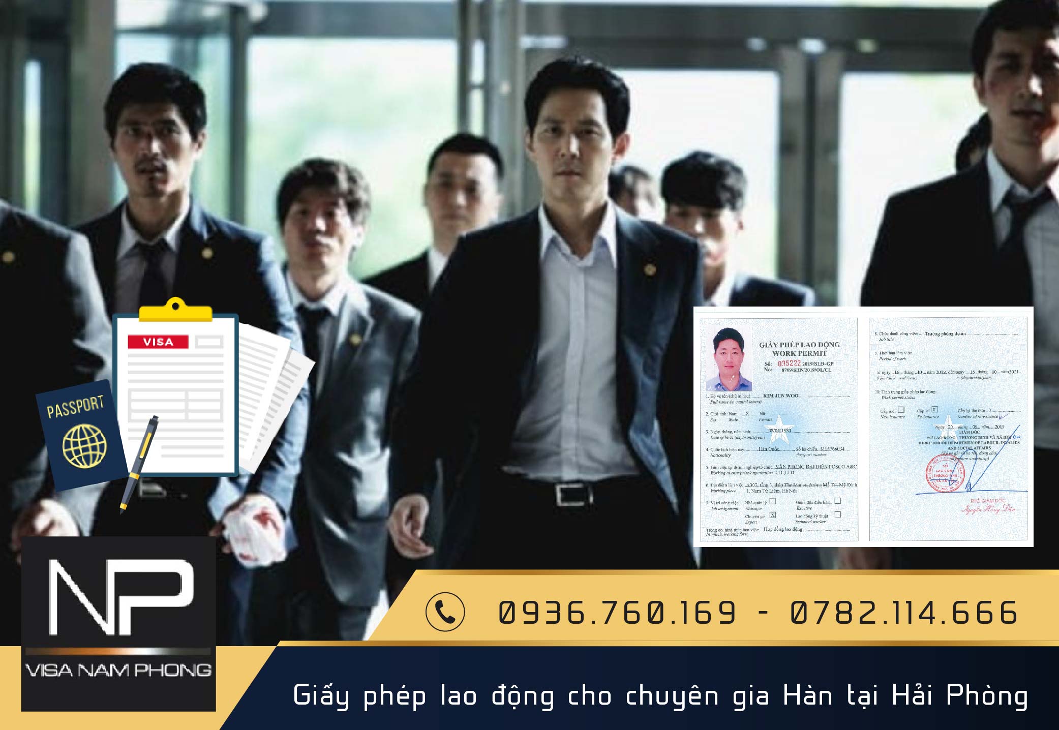 Giấy phép lao động cho chuyên gia Hàn tại Hải Phòng