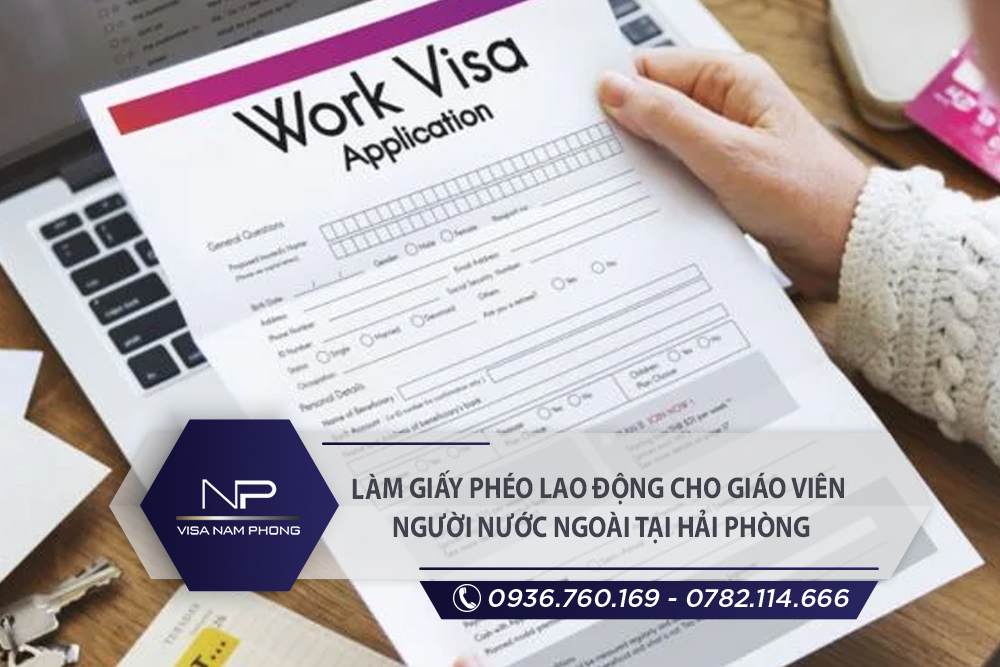 Làm giấy phéo lao động cho giáo viên người nước ngoài tại An Dương Hải Phòng