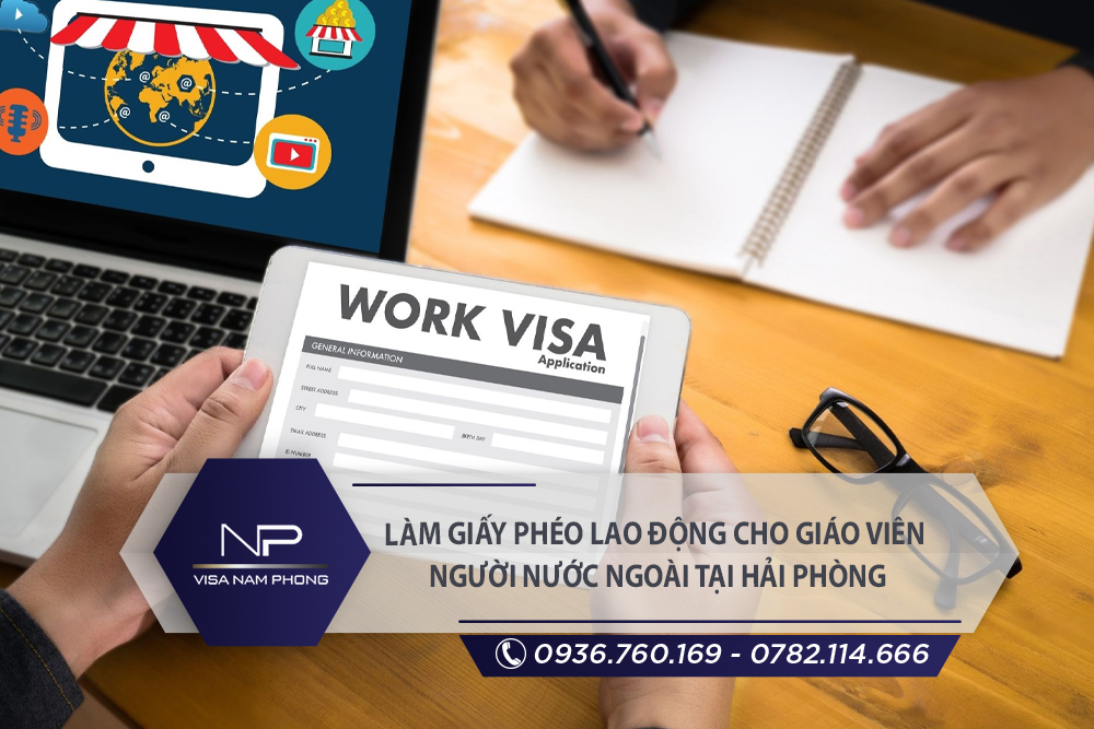 Làm giấy phéo lao động cho giáo viên người nước ngoài tại An Lão Hải Phòng