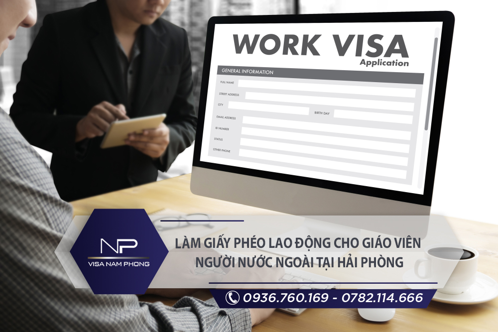 Làm giấy phéo lao động cho giáo viên người nước ngoài tại Tiên Lãng Hải Phòng
