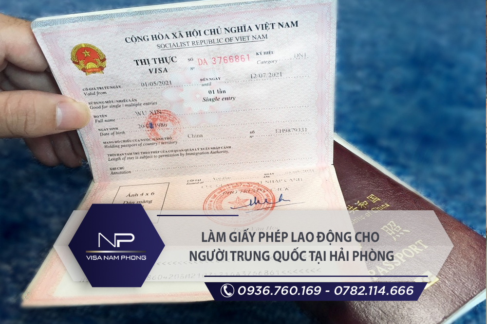 Làm giấy phép lao động cho người Trung Quốc tại Ngô Quyền Hải Phòng