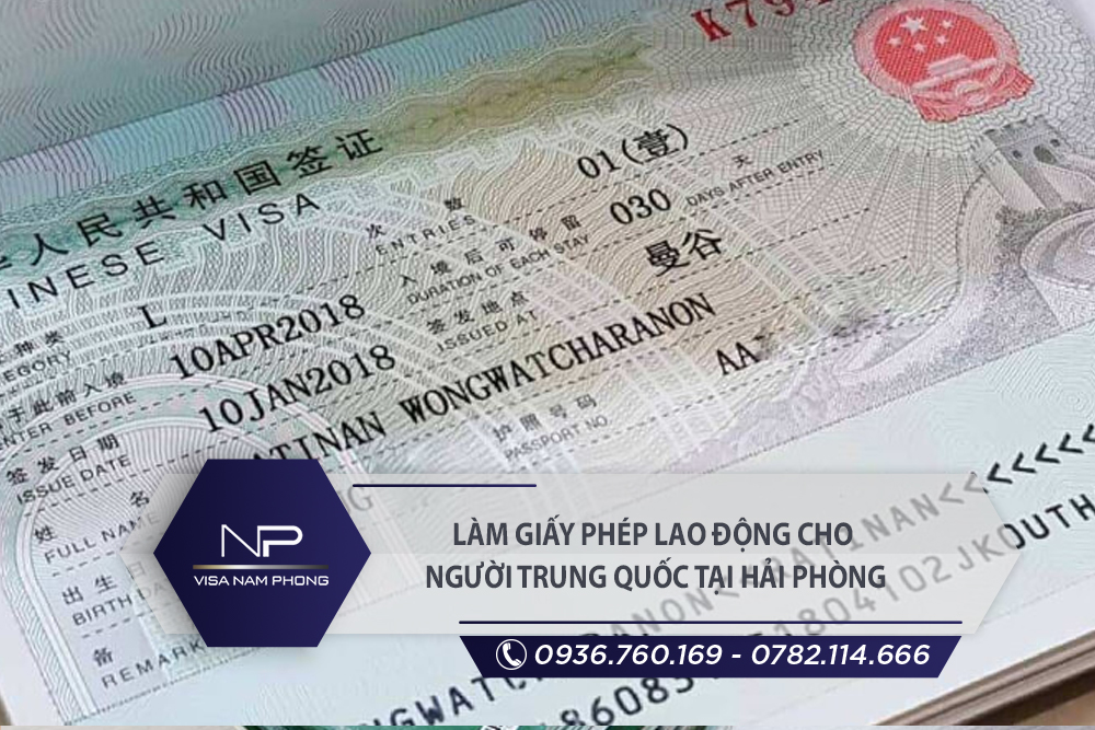 Làm giấy phép lao động cho người Trung Quốc tại Thuỷ Nguyên Hải Phòng