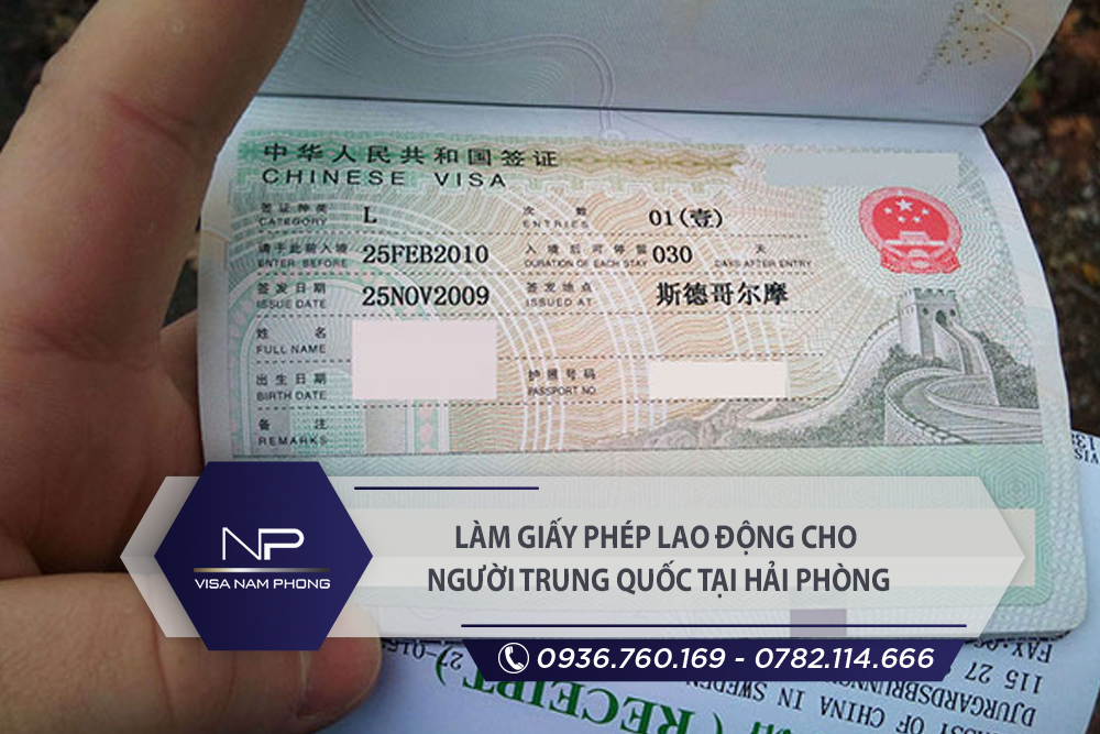 Làm giấy phép lao động cho người Trung Quốc tại Vĩnh Bảo Hải Phòng