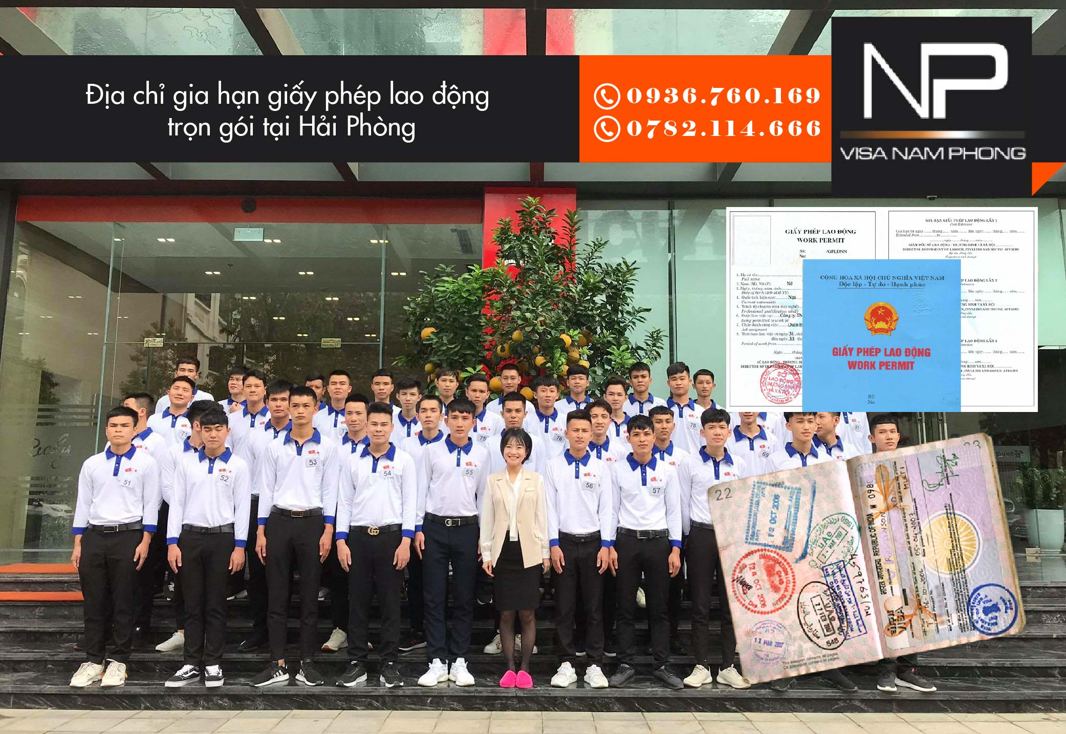 Địa chỉ gia hạn giấy phép lao động trọn gói tại Hải Phòng