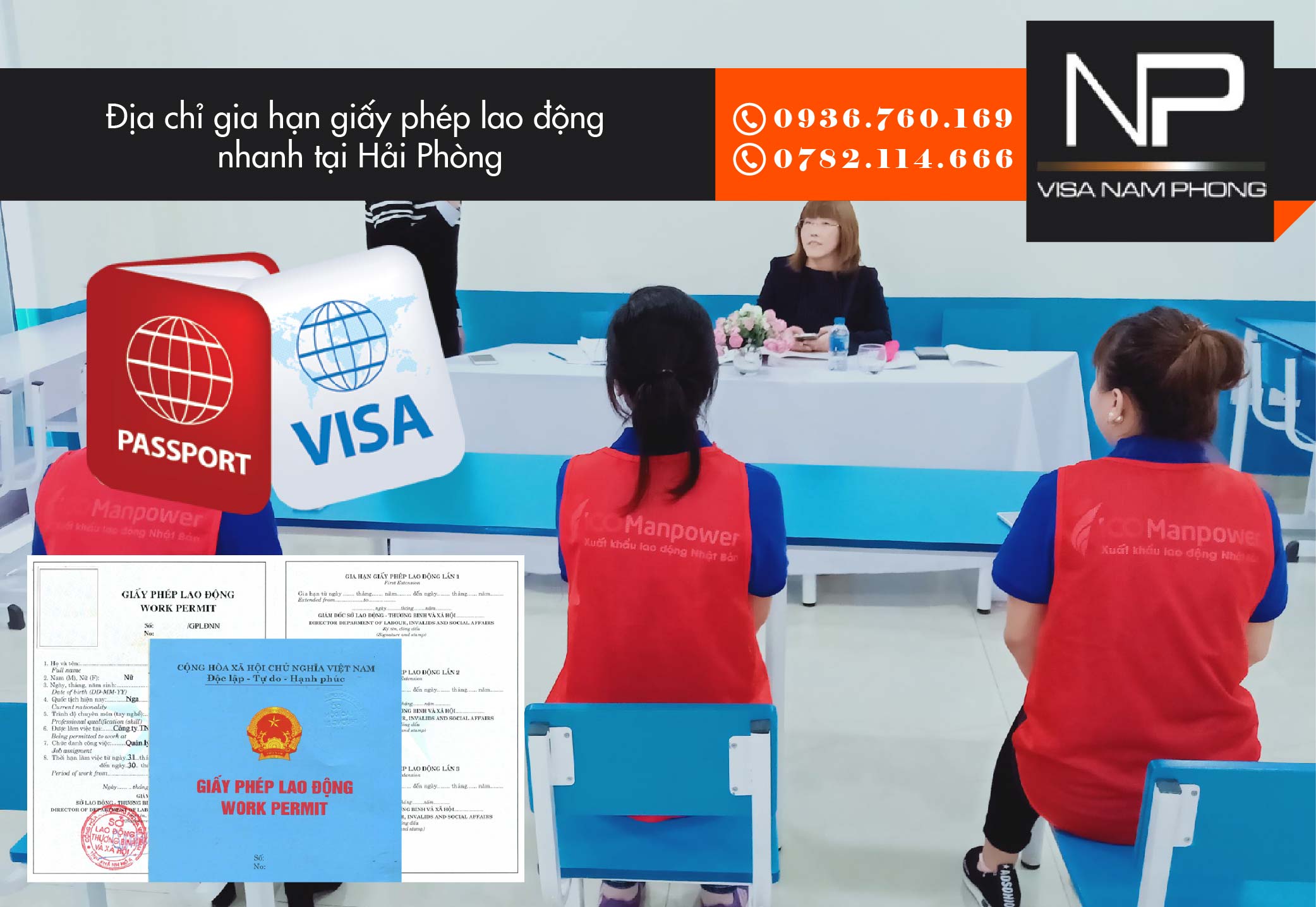 Địa chỉ gia hạn giấy phép lao động nhanh tại Hải Phòng