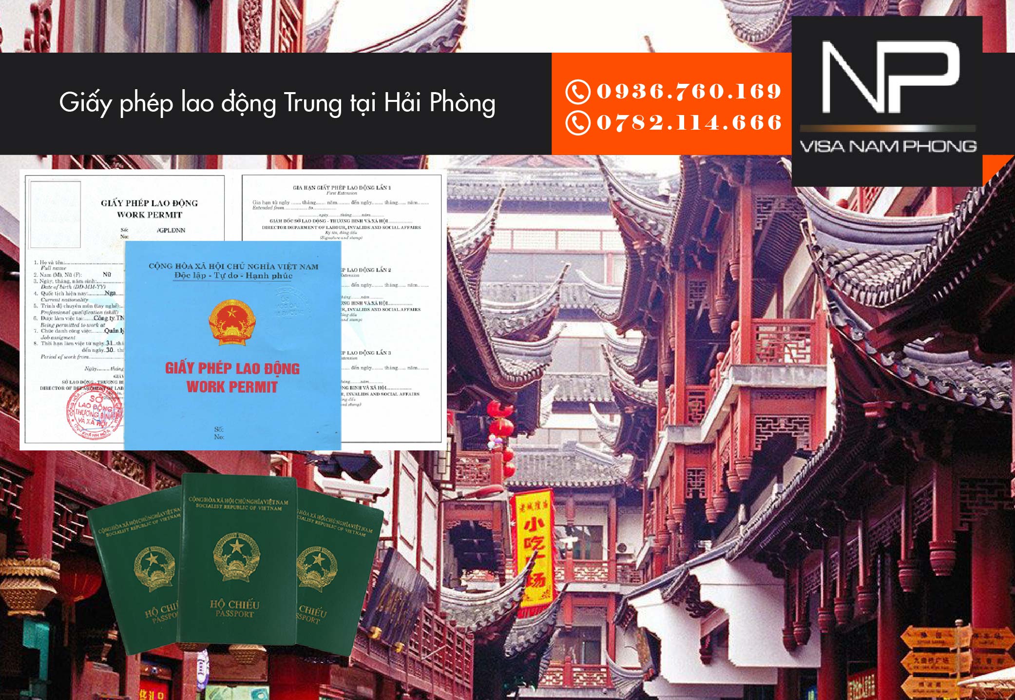 Giấy phép lao động Trung tại Hải Phòng