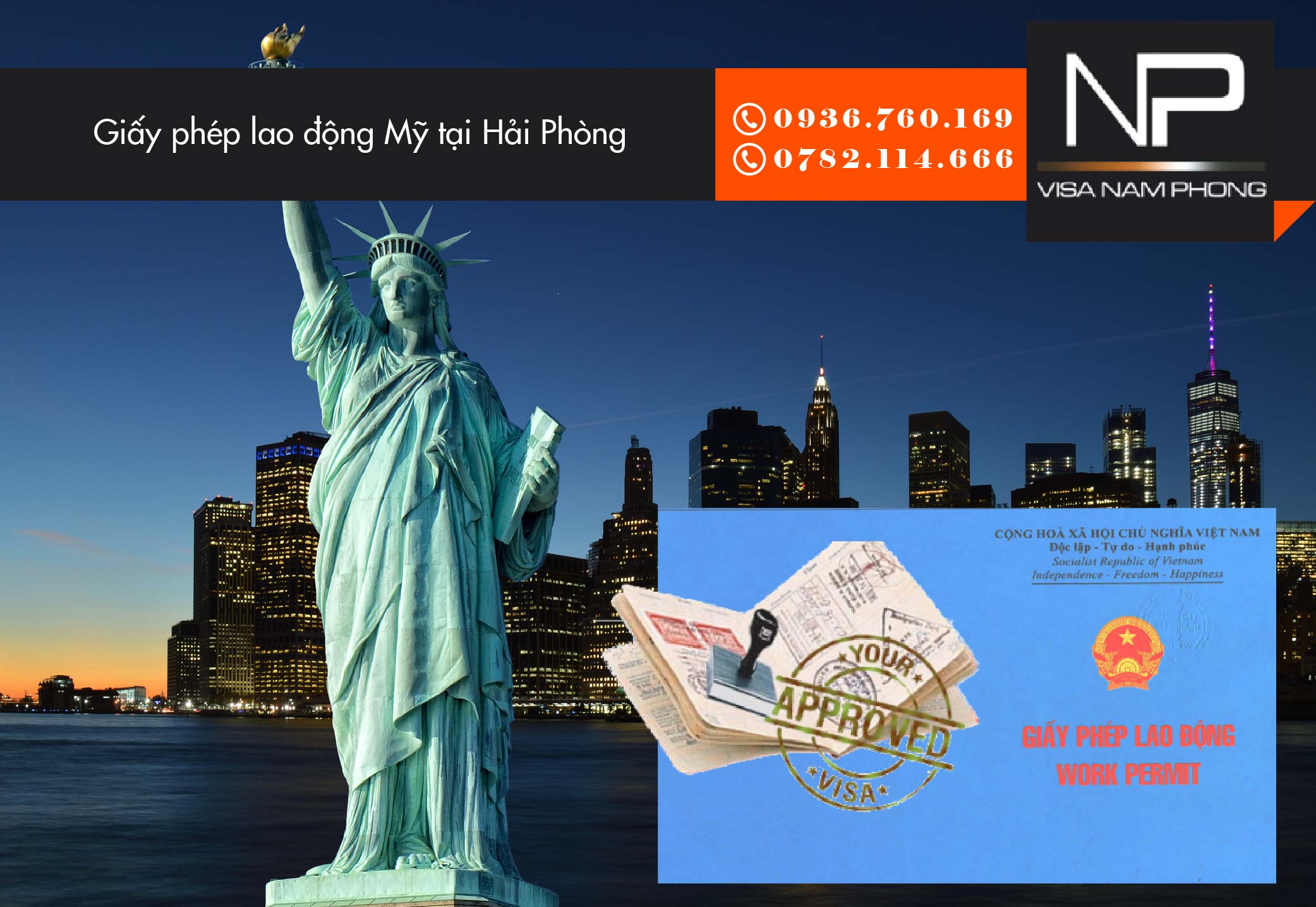 Giấy phép lao động Mỹ tại Hải Phòng