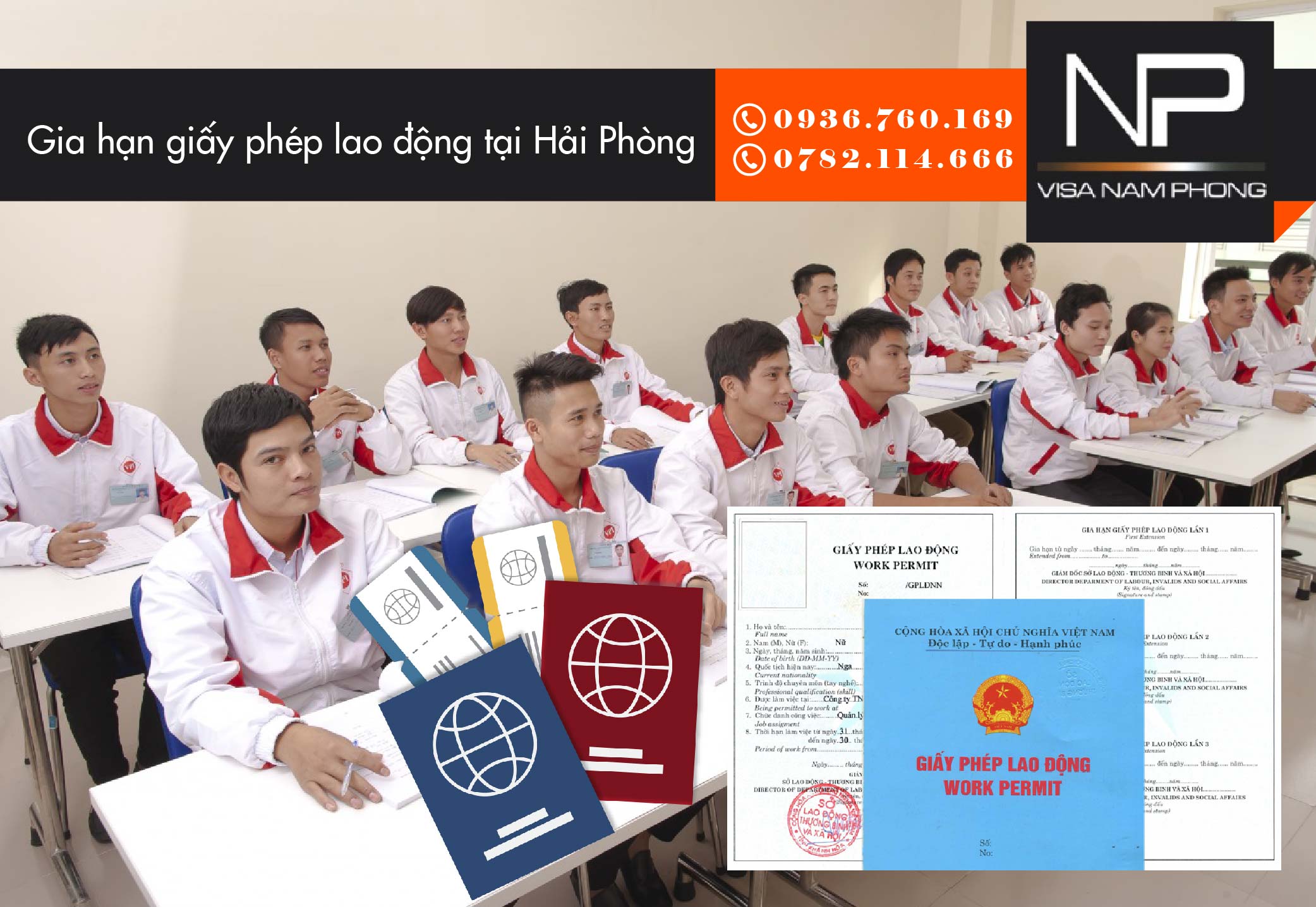 Gia hạn giấy phép lao động tại Hải Phòng