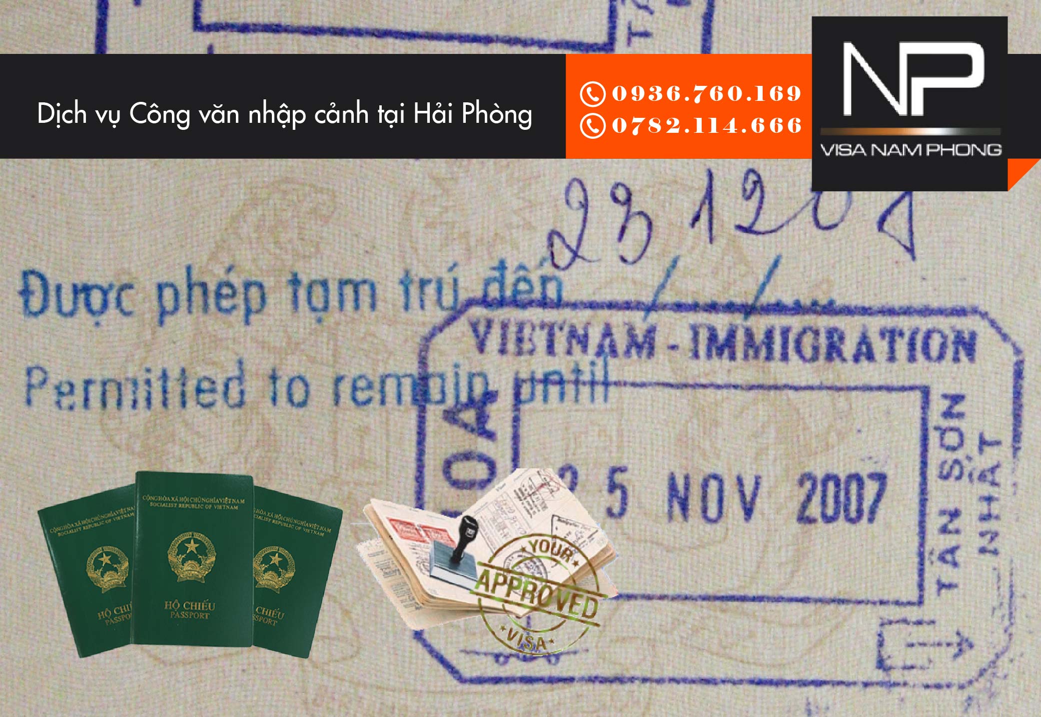 Dịch vụ Công văn nhập cảnh tại Hải Phòng