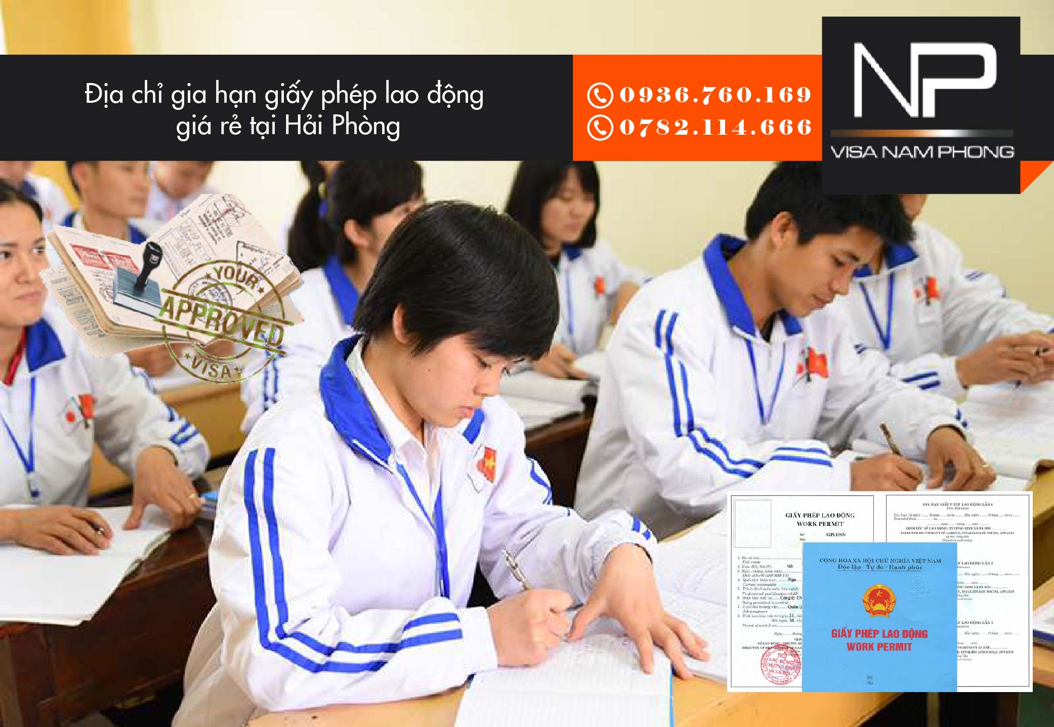 Địa chỉ gia hạn giấy phép lao động giá rẻ tại Hải Phòng
