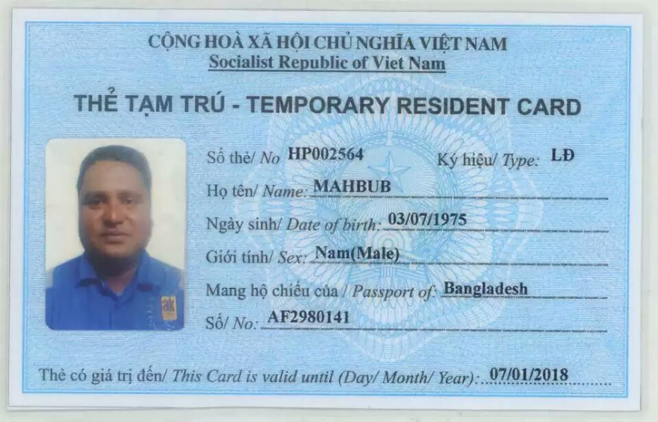 Dịch vụ làm thẻ tạm trú chuyên nghiệp tại Hải Phòng
