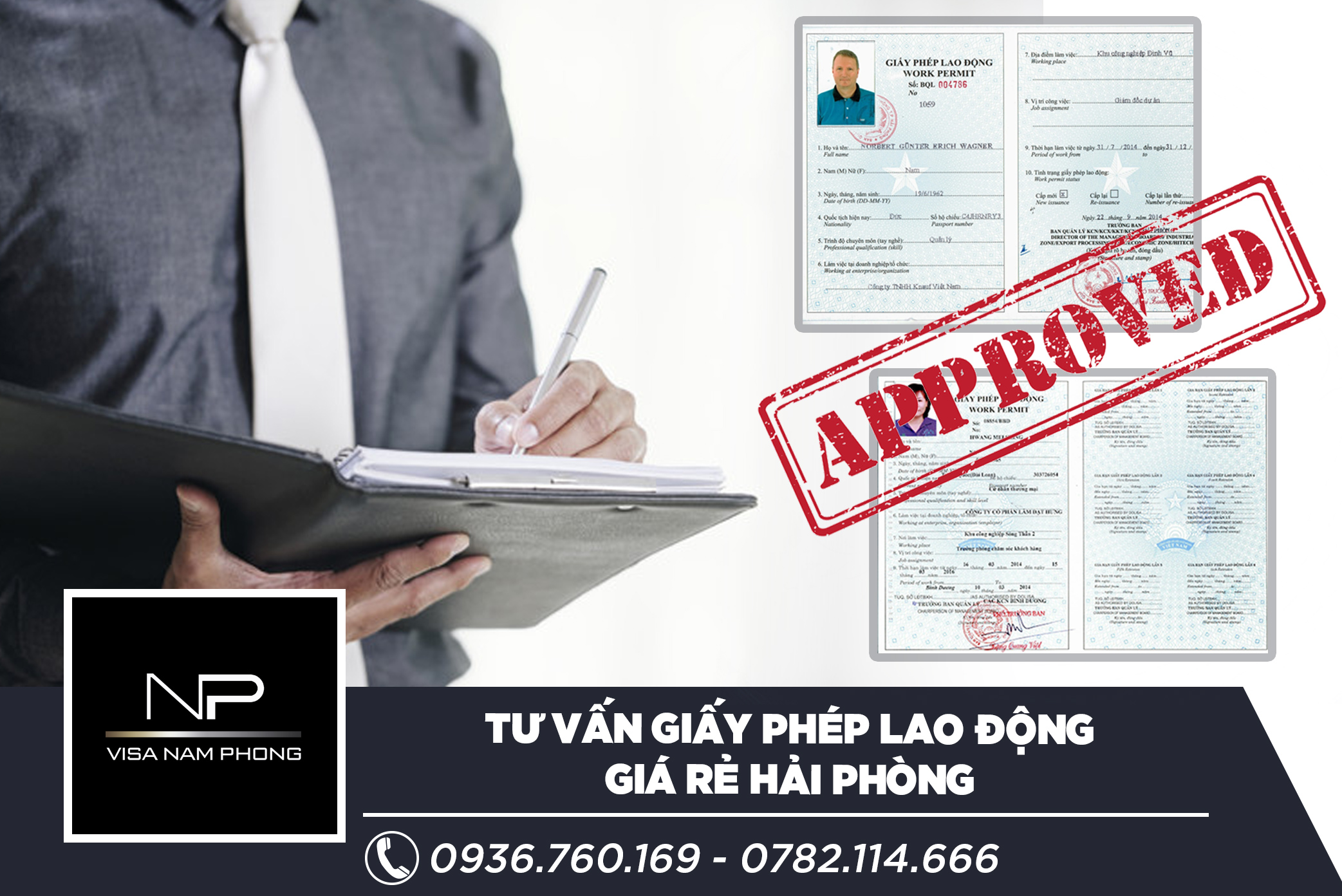 Tư vấn giấy phép lao động giá rẻ hải phòng